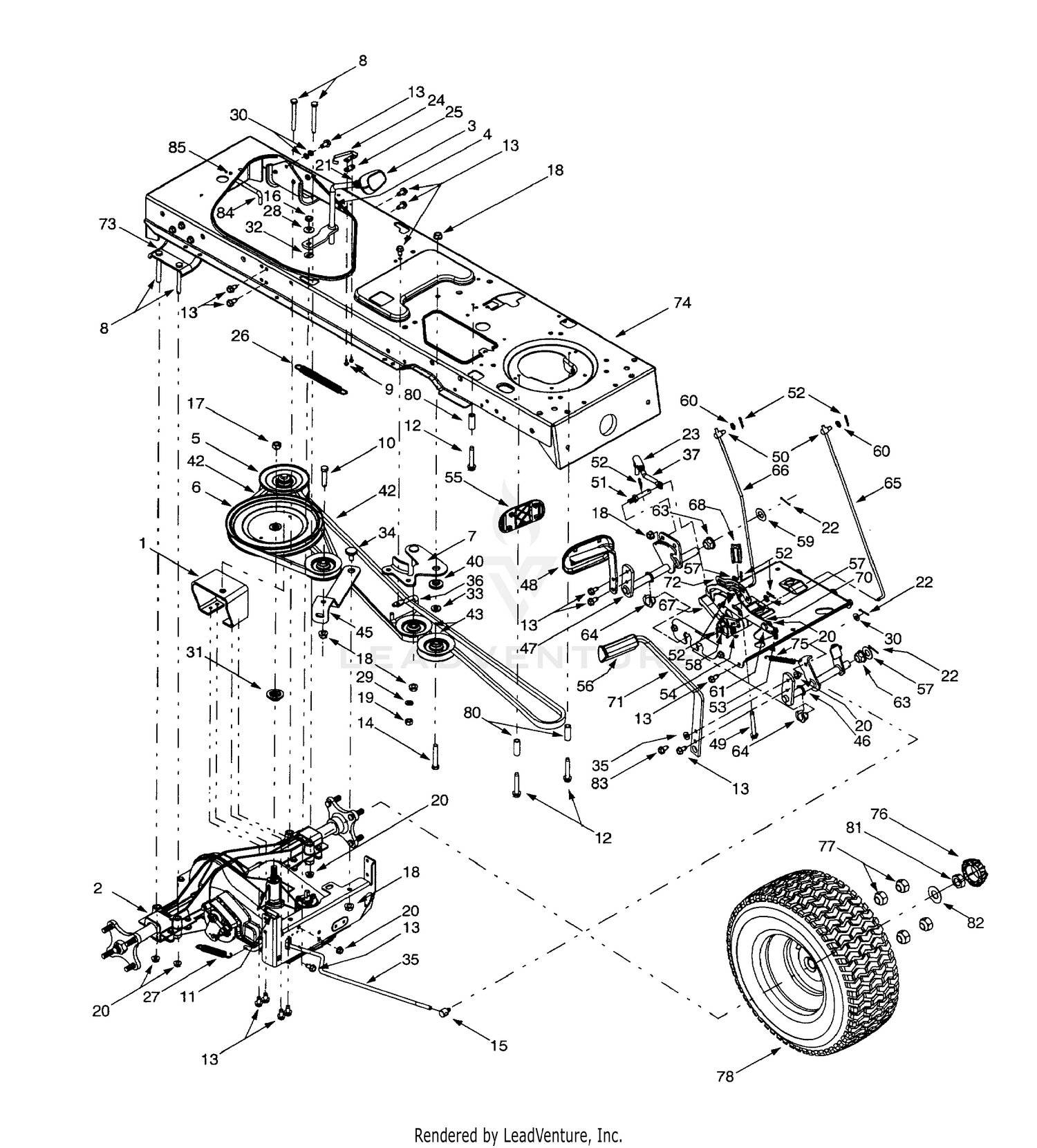 Drive, Wheels Rear, Controls