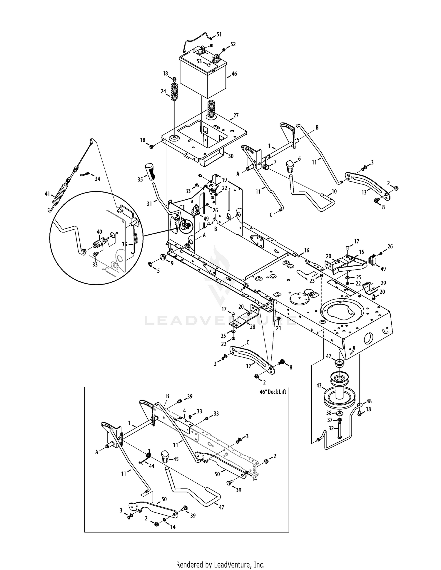 Frame & PTO Lift
