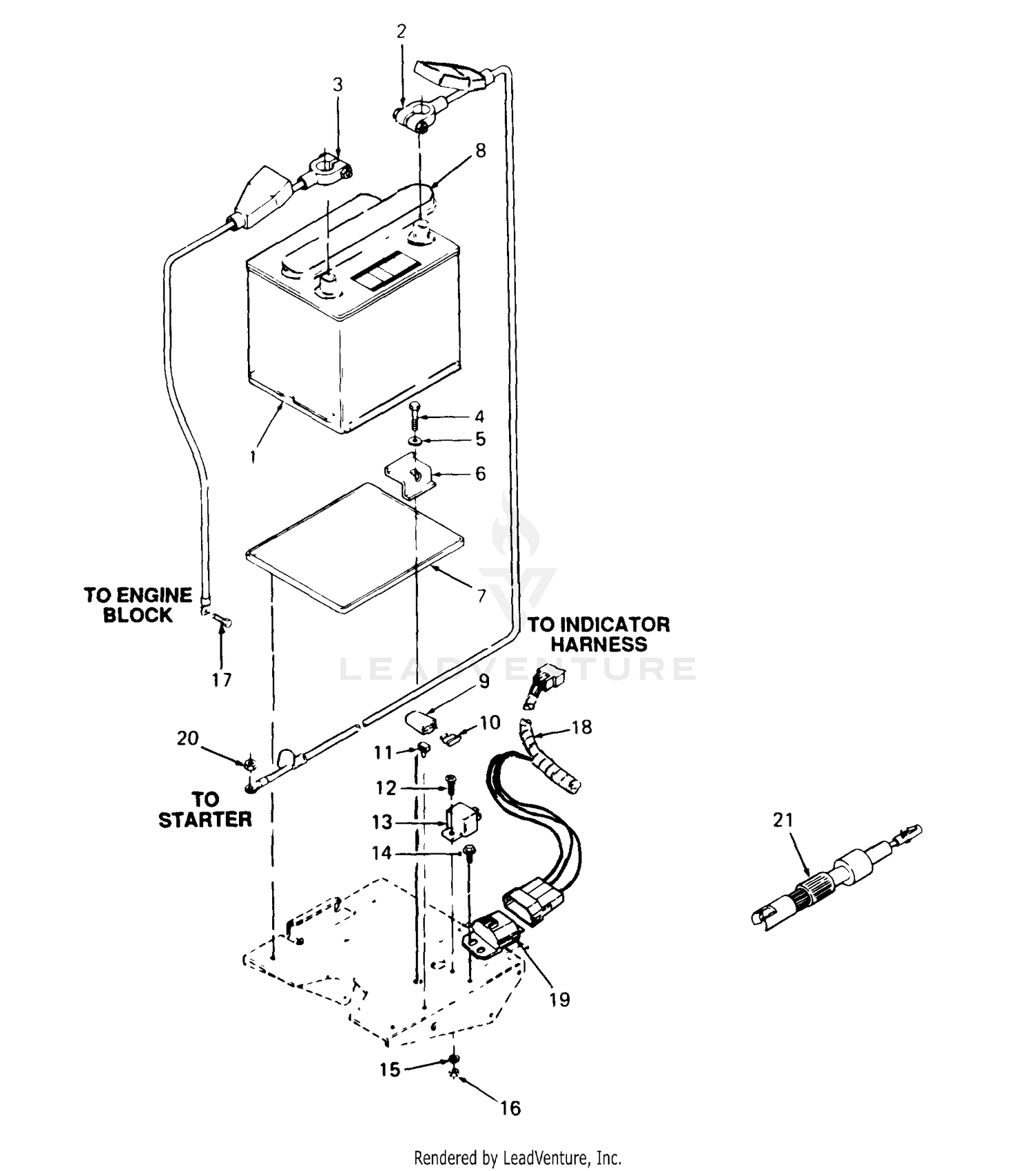 Battery And Electrical Components