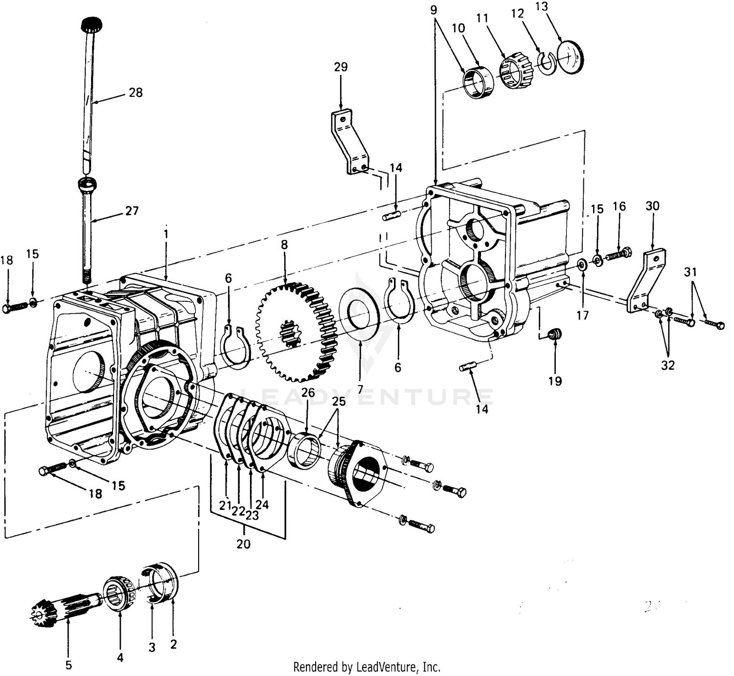 Transmission-Rear & Adapter Housings