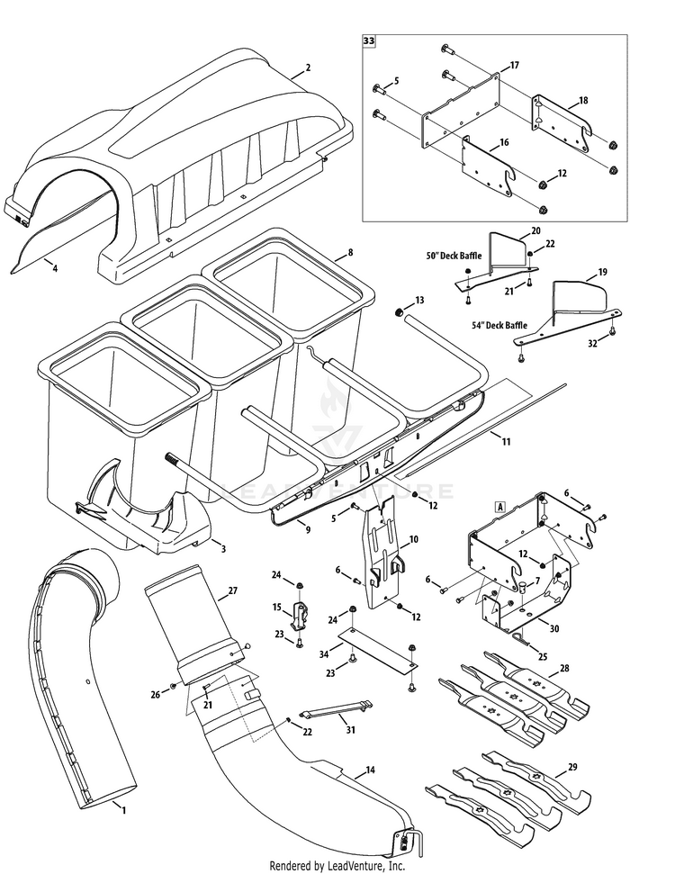 Craftsman lt1000 bagger parts hot sale