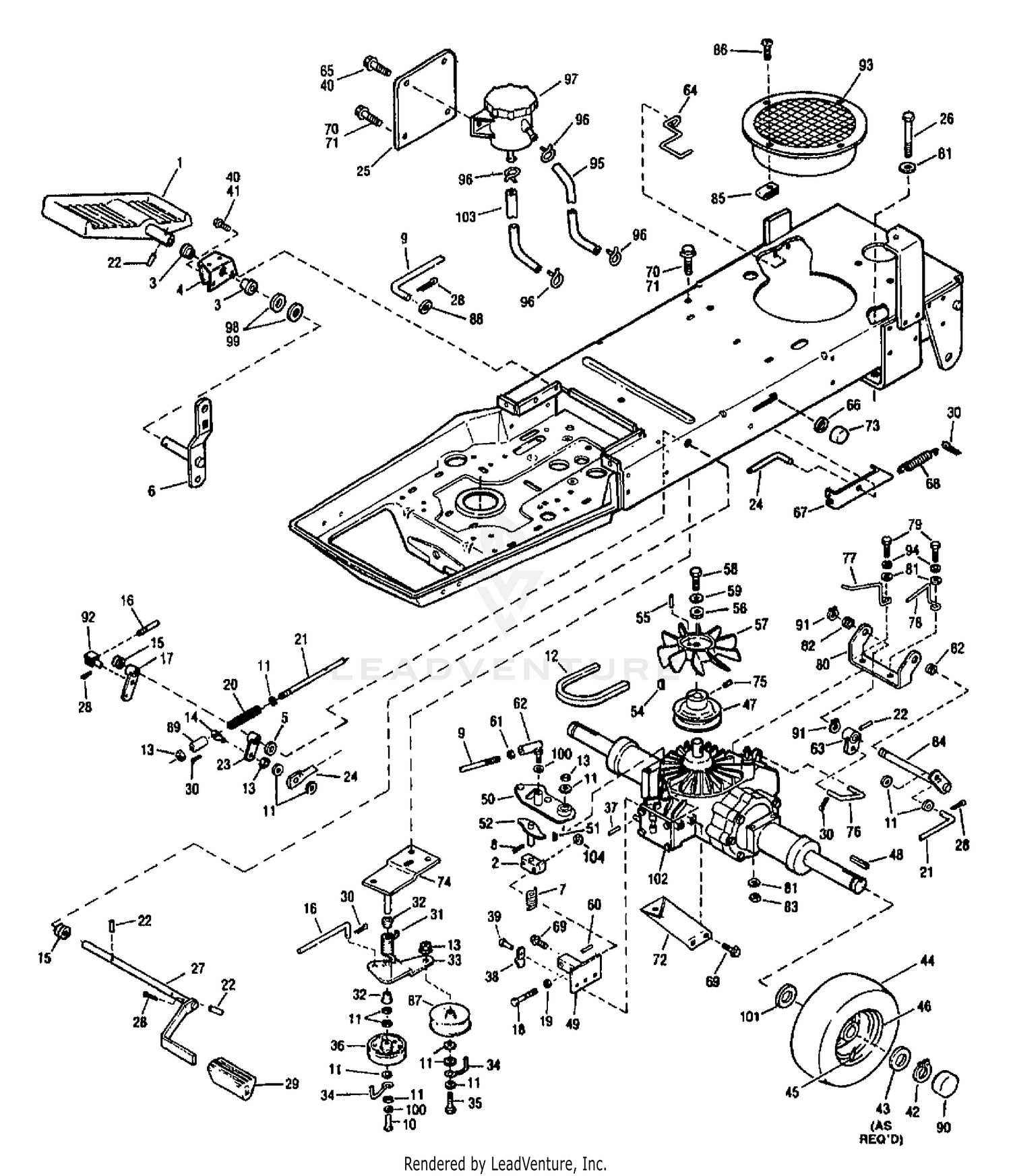 HYDROSTATIC & BRAKE ASSEMBLY
