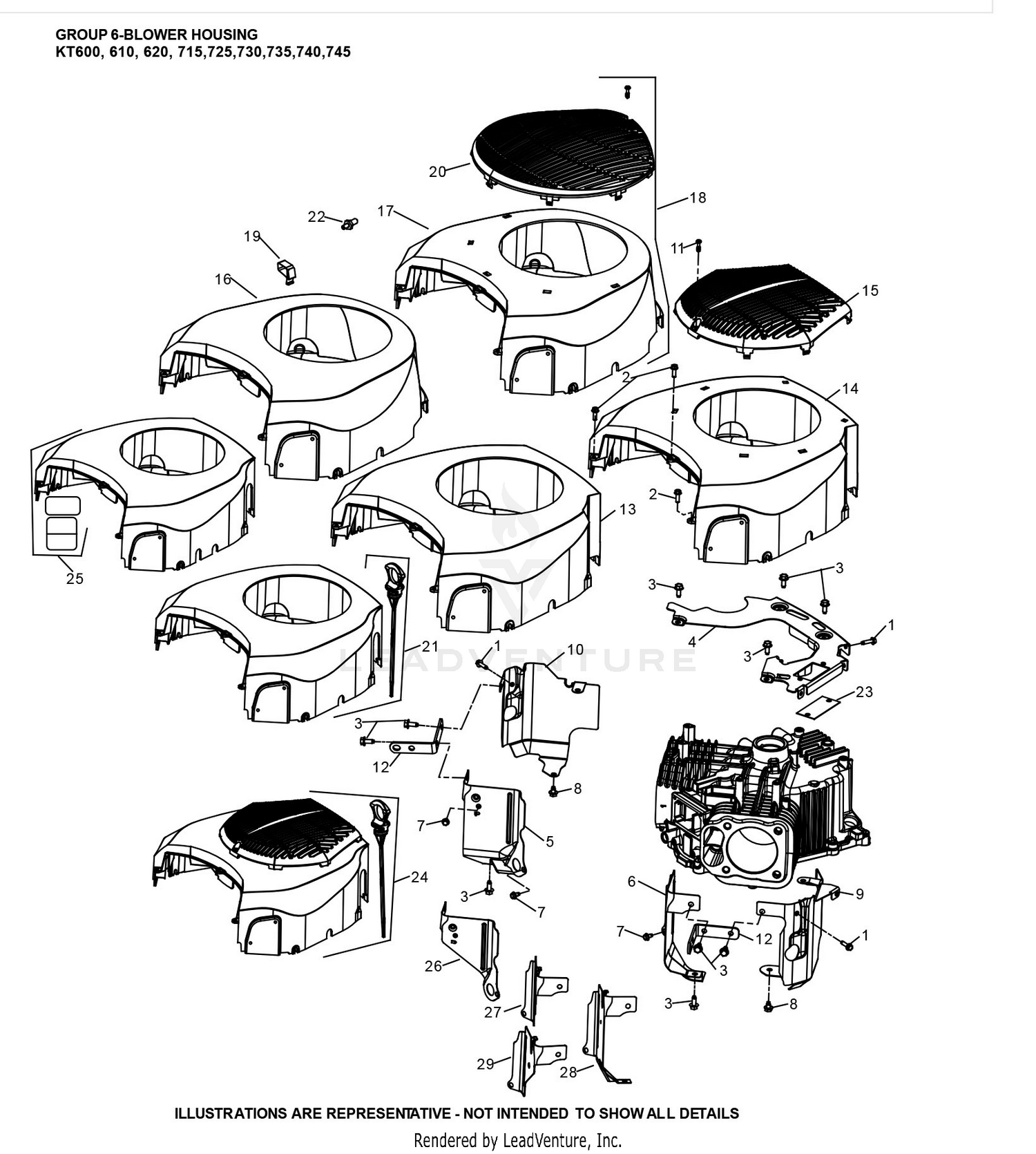 KT735-3107 Blower Housing