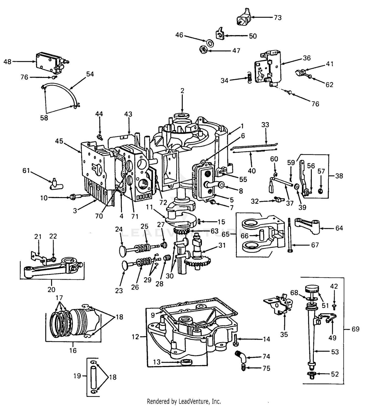 BS-231218 BRIGGS Guide Intake Valve 231218 Briggs & Stratton Engine Parts