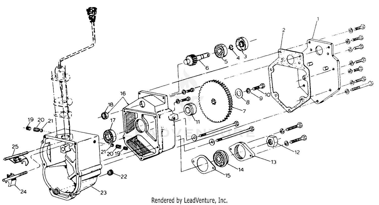 Transmission-Reduction Housing-582-SN 720000 &