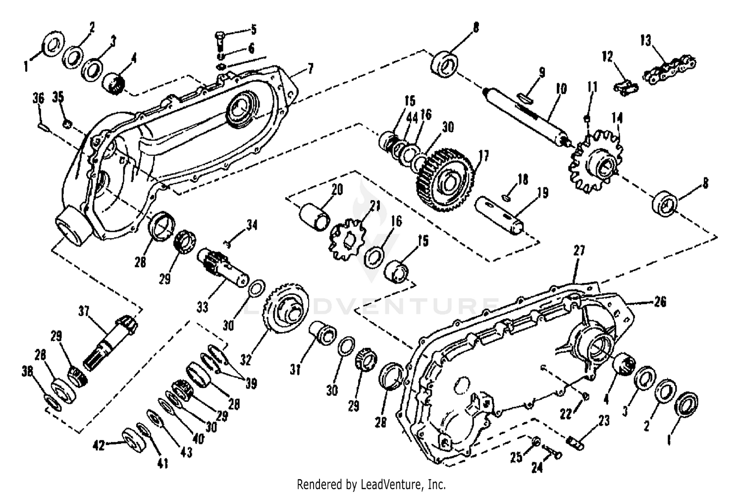 GEAR CASE ASSEMBLY