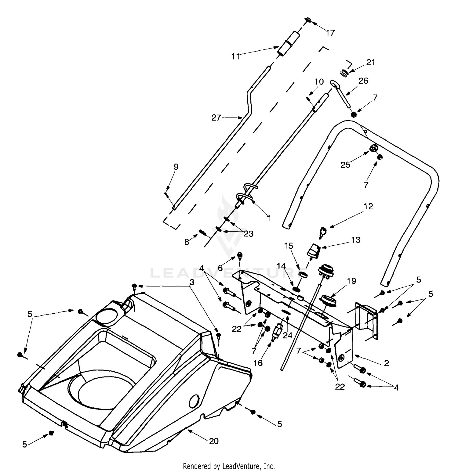 Chute, Crank And Dash