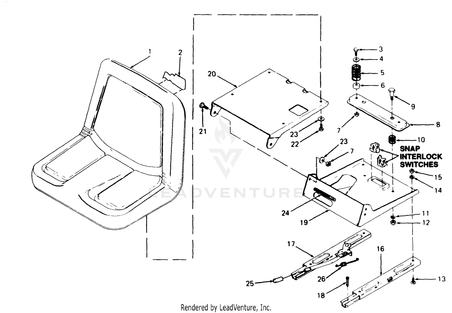 Seat And Track Assembly
