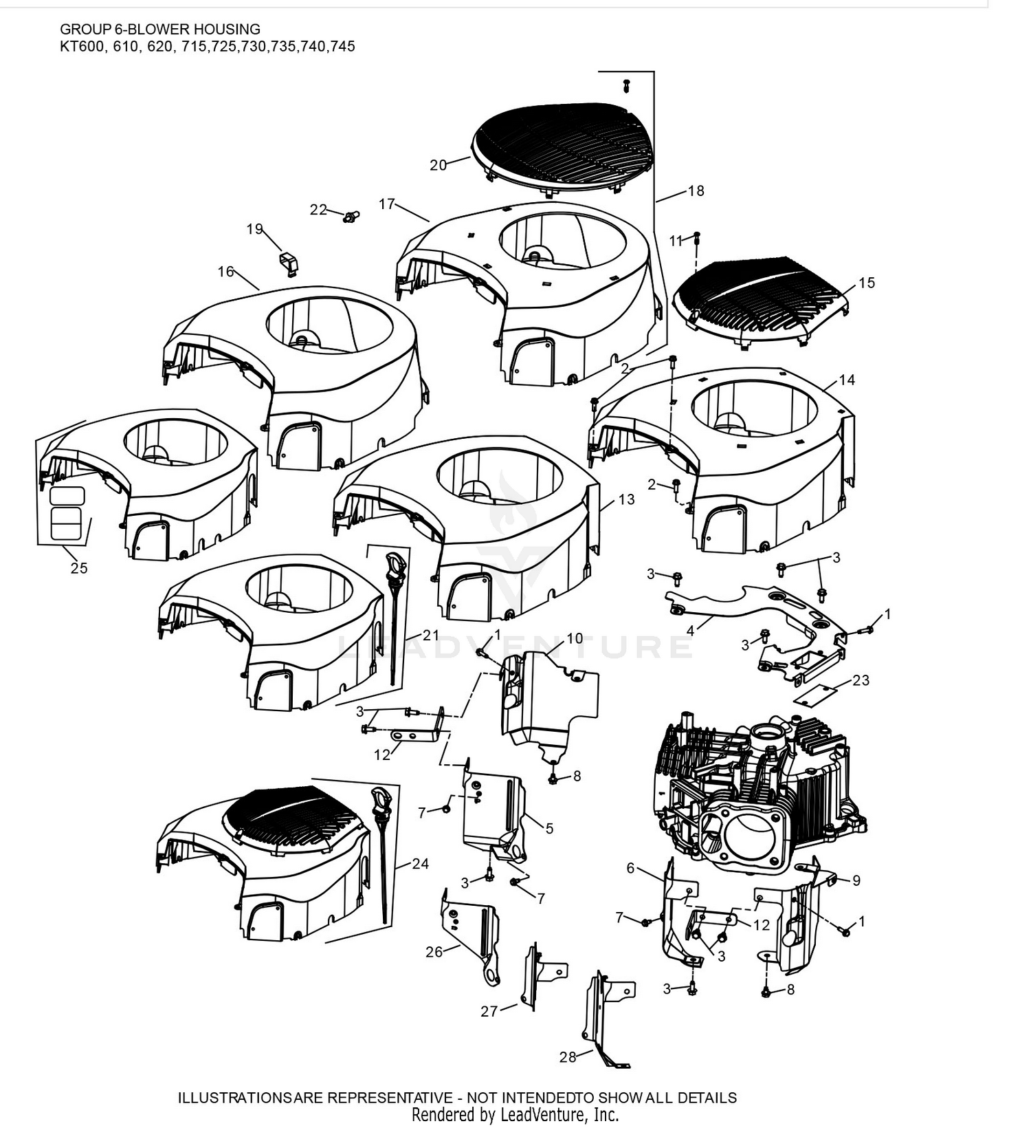 KT725-3108 Blower Housing