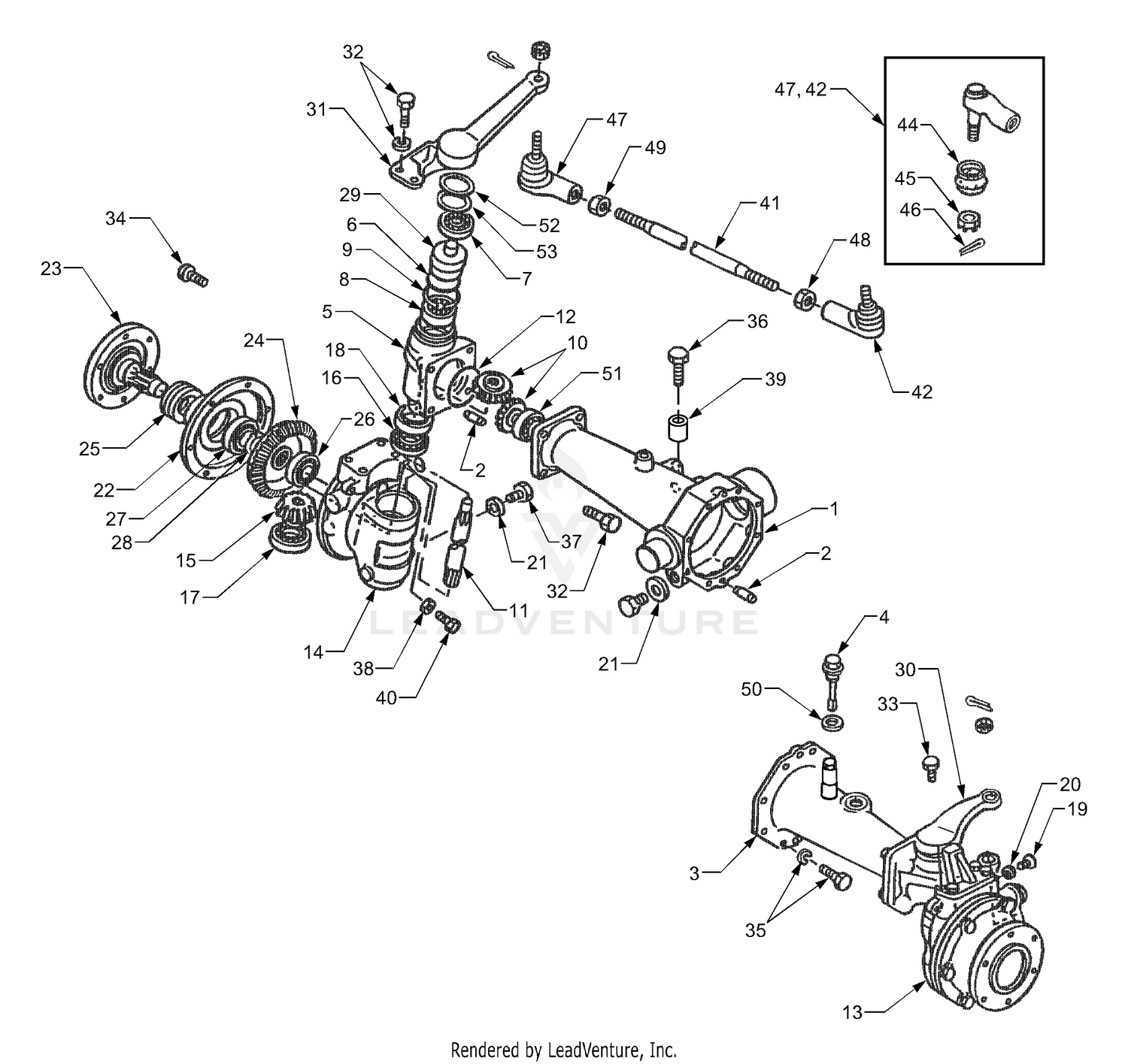 Axle Assembly - 4WD (Part 1)