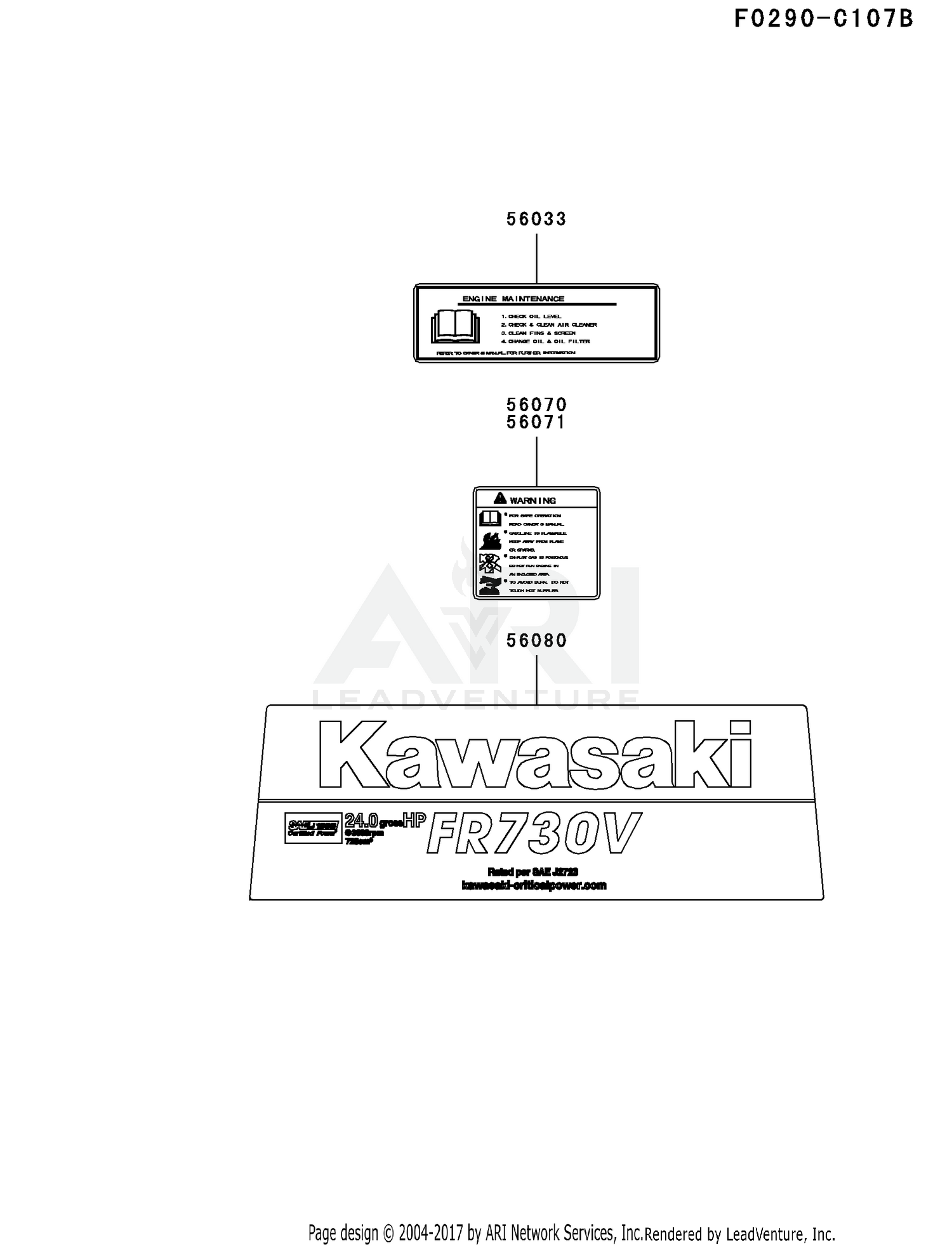 FR730V-ES05 LABEL