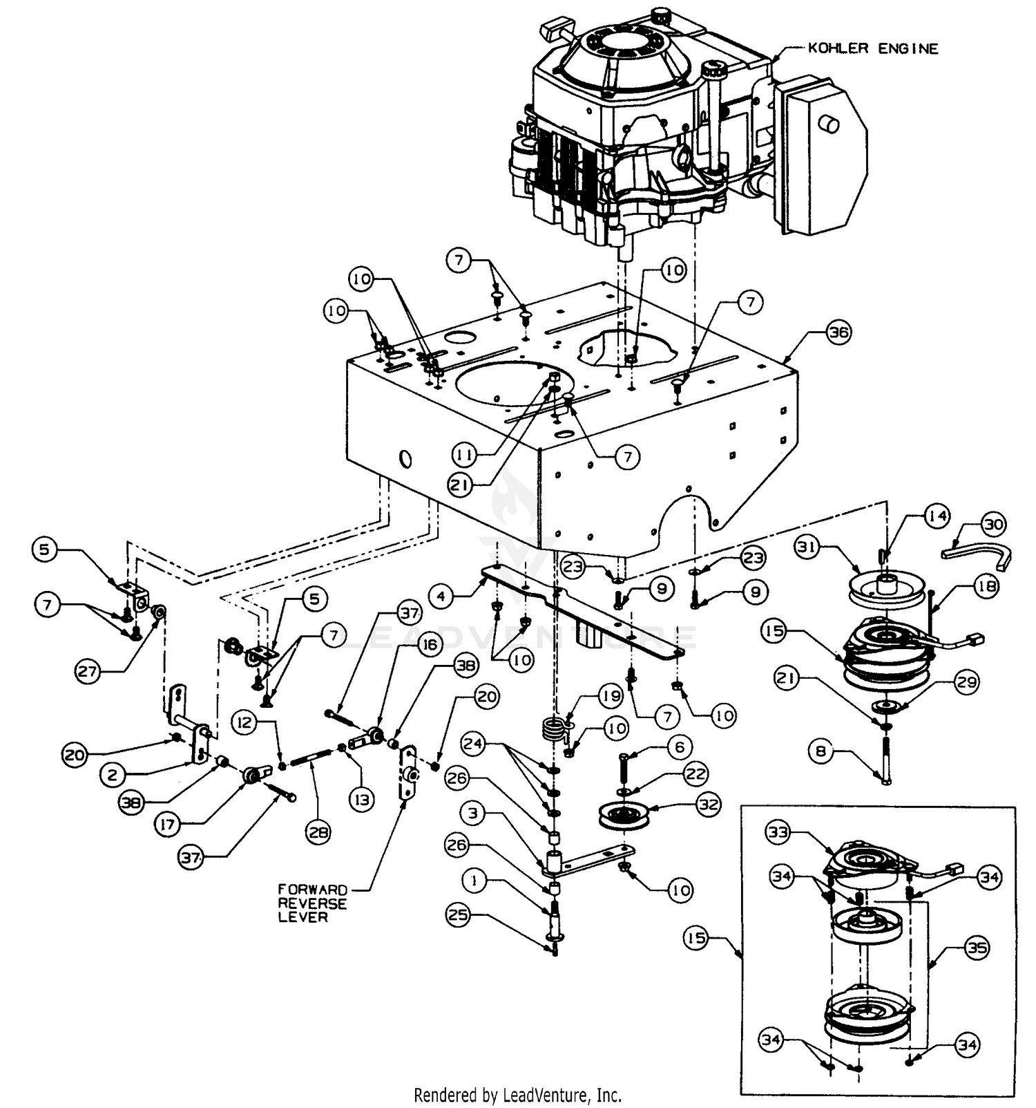 Engine Deck Assembly