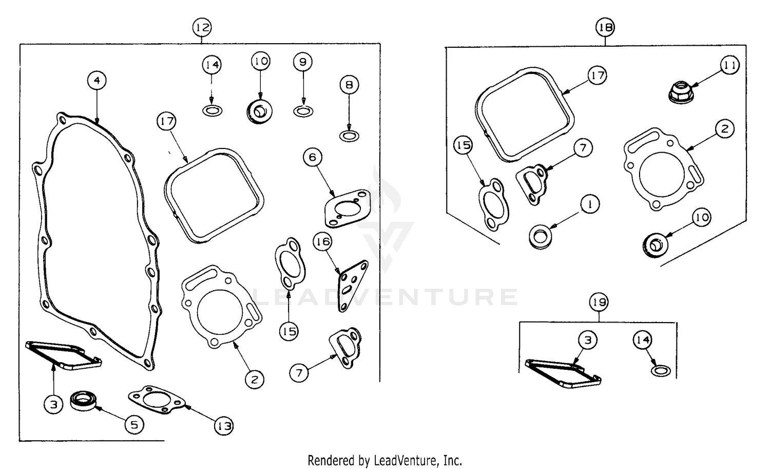 Gasket Set, Valve Overhaul Kit & Breather Gasket Set