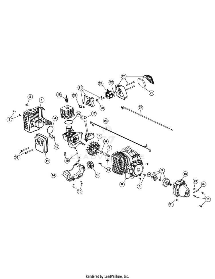 Bolens BL110 41AD110G965 41AD110G965 BL110 Gas String Trimmer