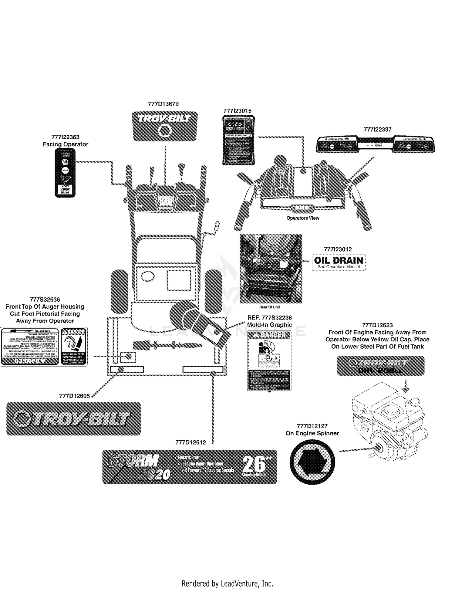 Label Map 26-Inch