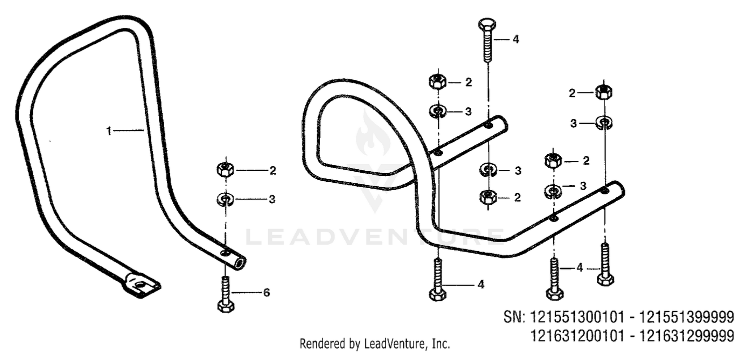 Bumper & Carburetor Guard Attachment (PN 12592)