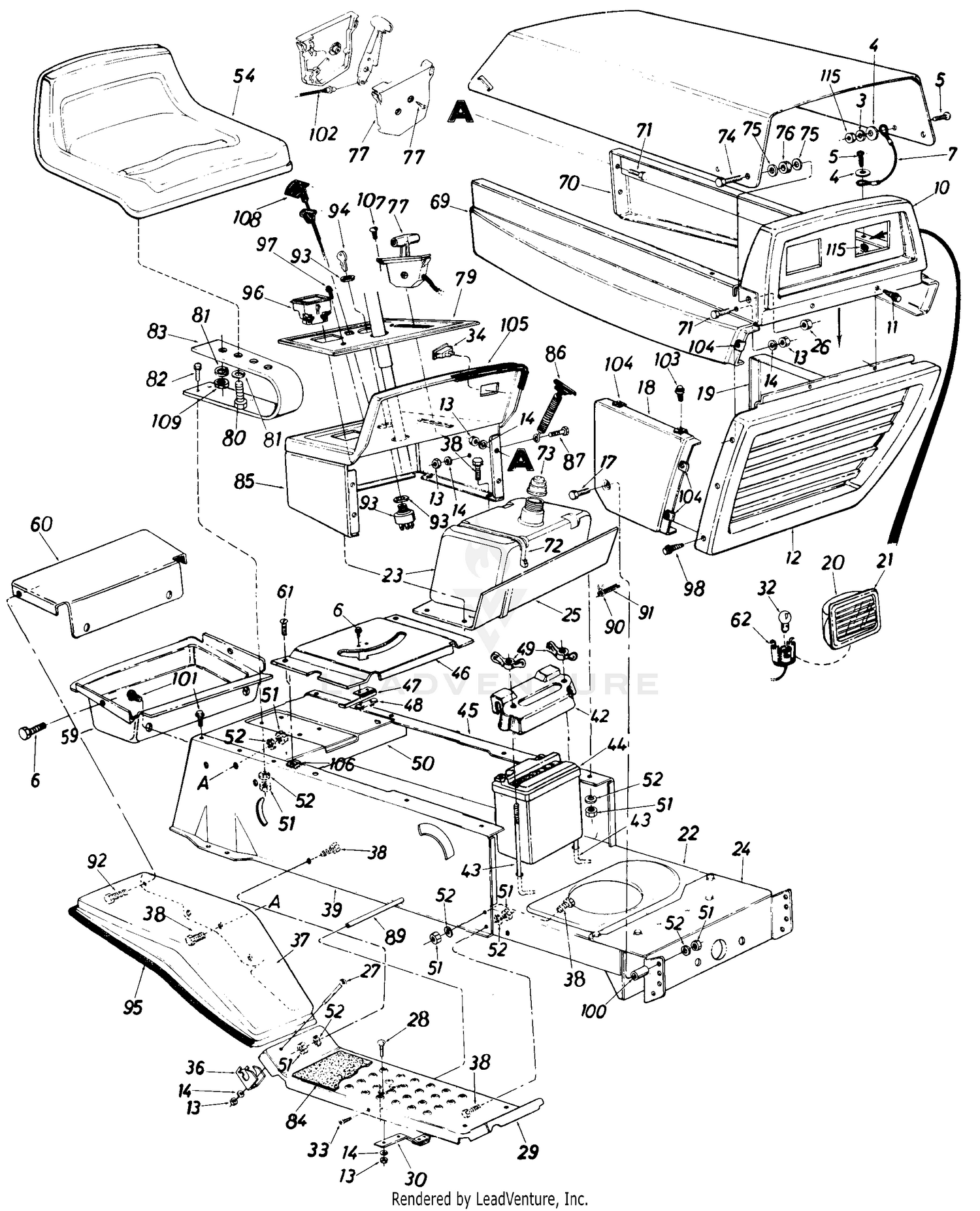 Parts Peerless Transaxle
