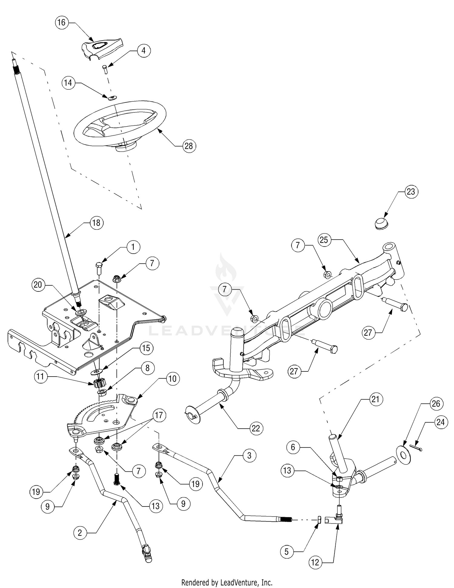 Cub discount cadet steering