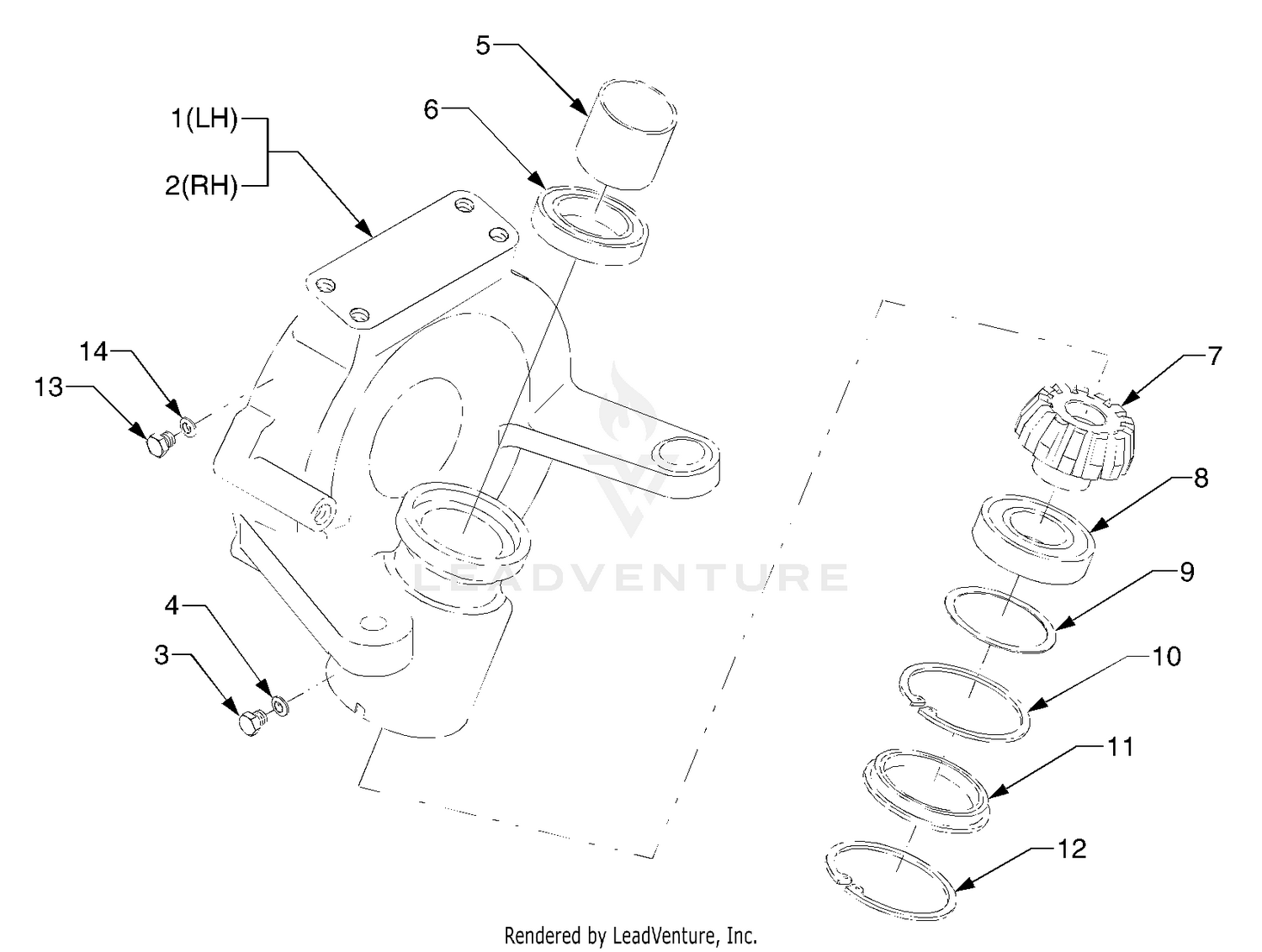 Front Axle Case Group