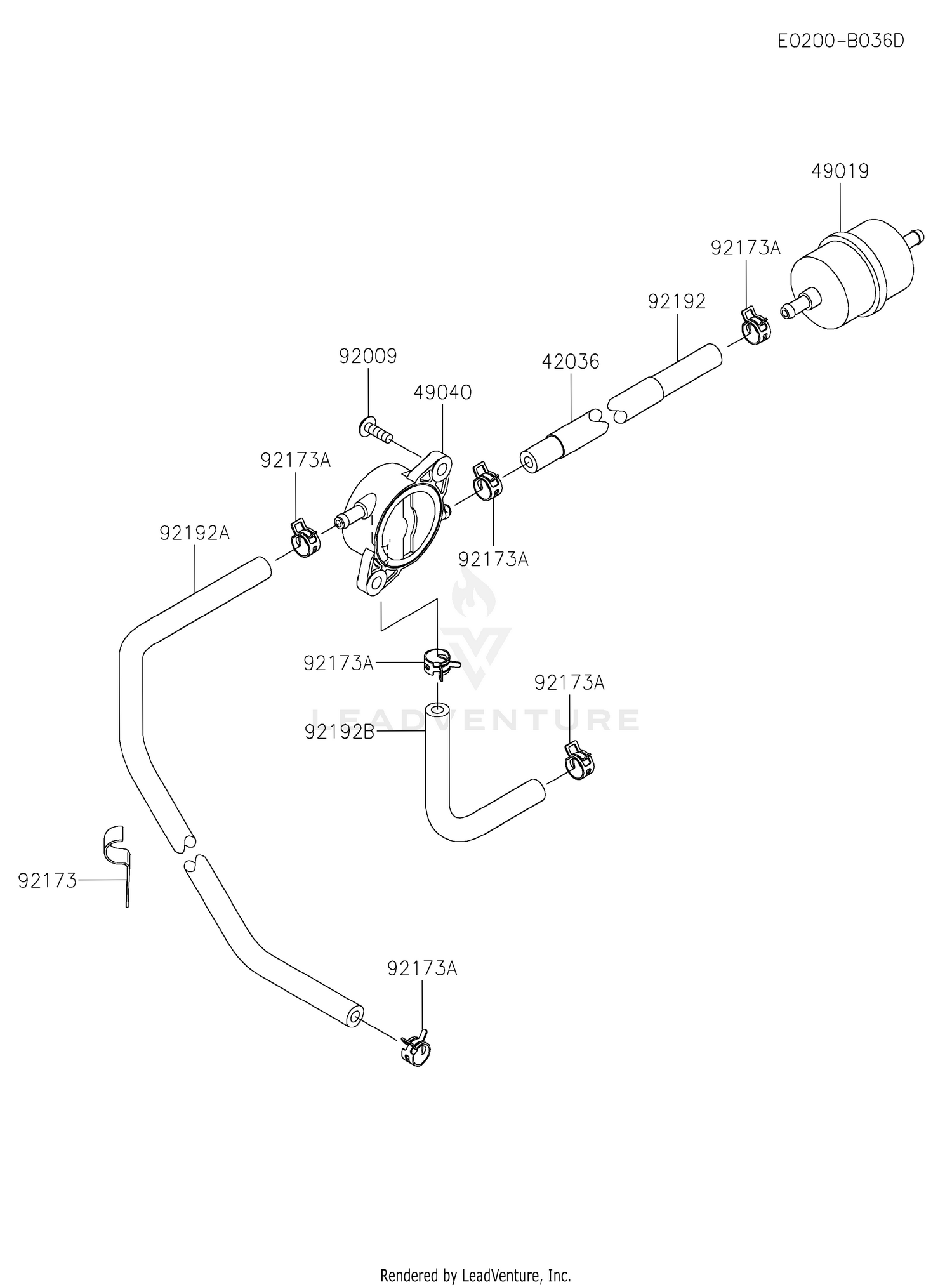 FS481V-CS33 FUEL TANK & FUEL VALVE
