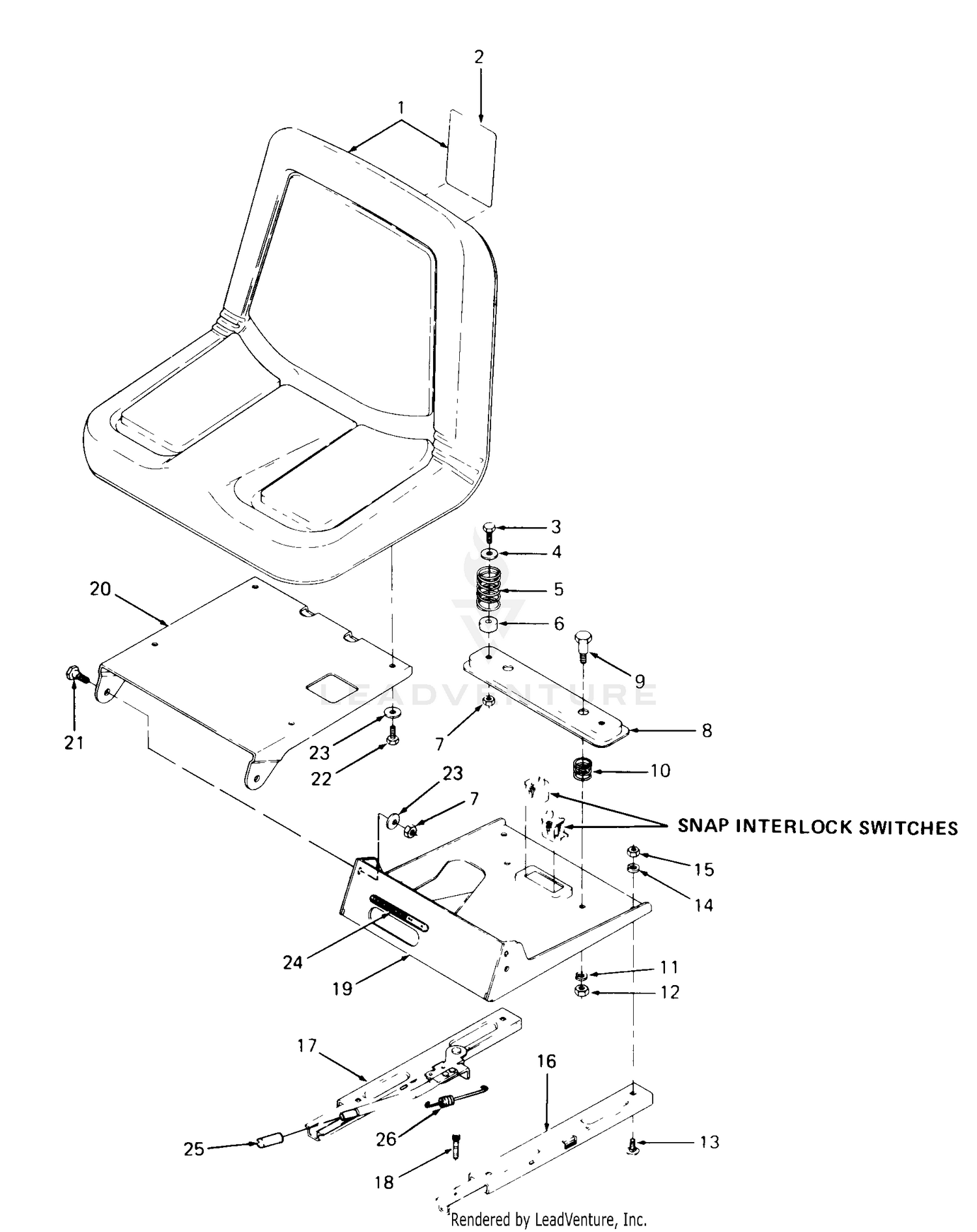 Seat & Track Assembly