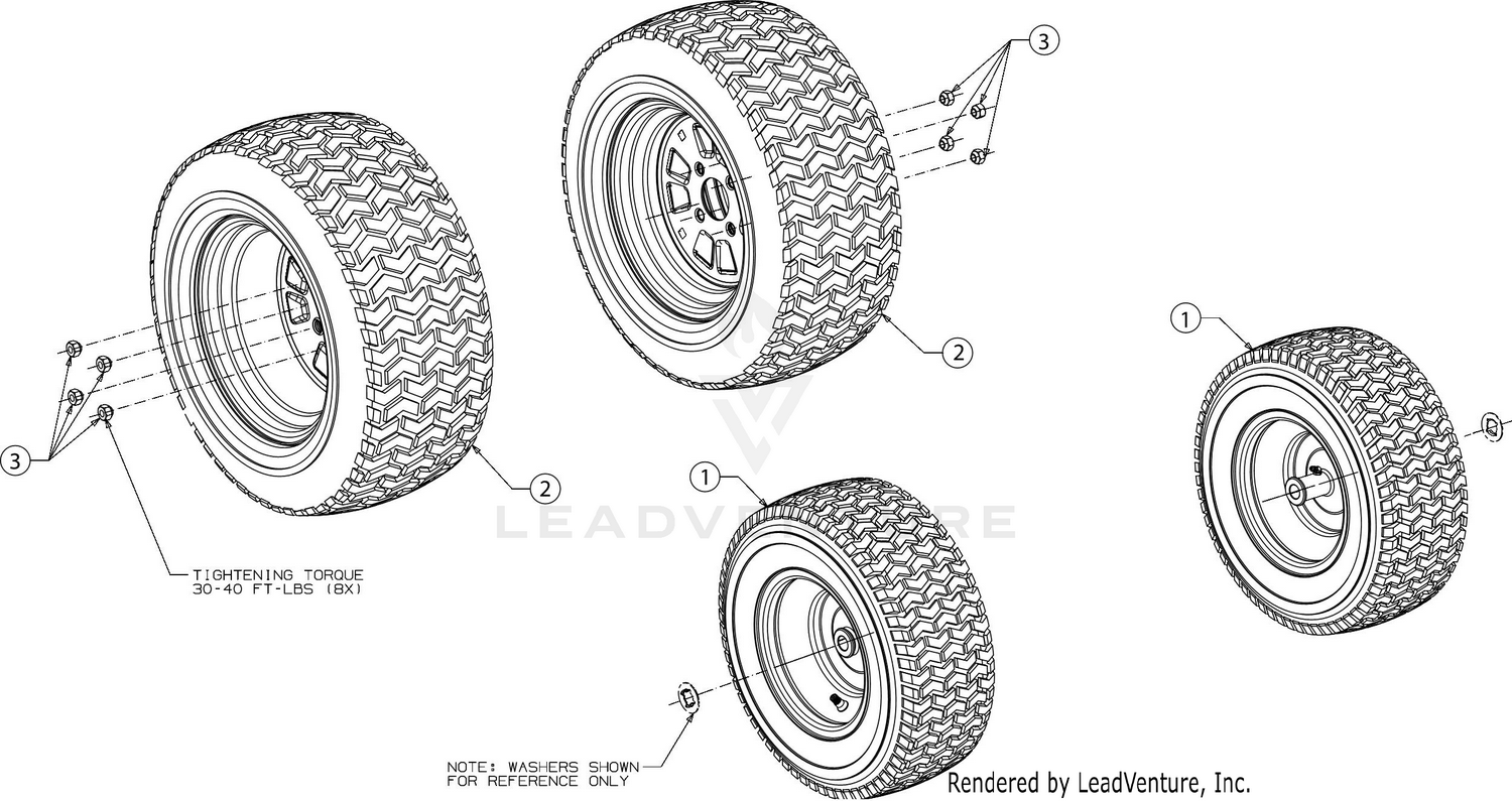 Troy Bilt Super Bronco 50 13AQA2KQ011 2016 Wheels