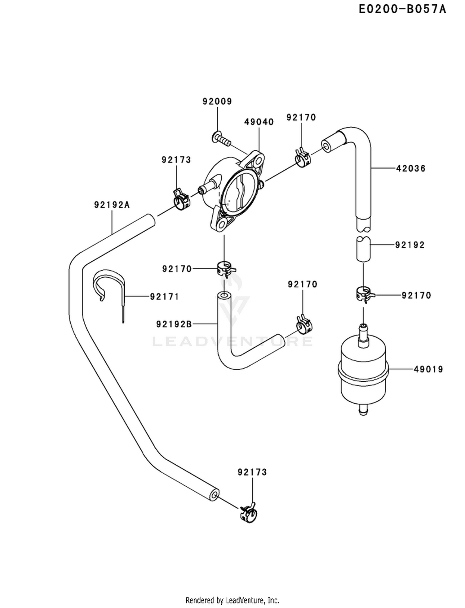 FR651V-GS08 FUEL TANK & FUEL VALVE