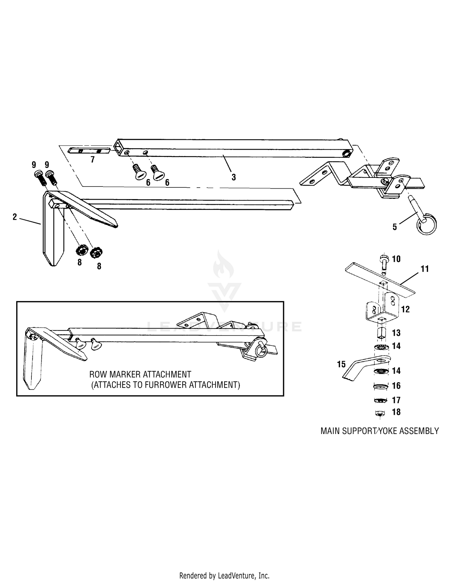 Row Marker Attachment (Optional)