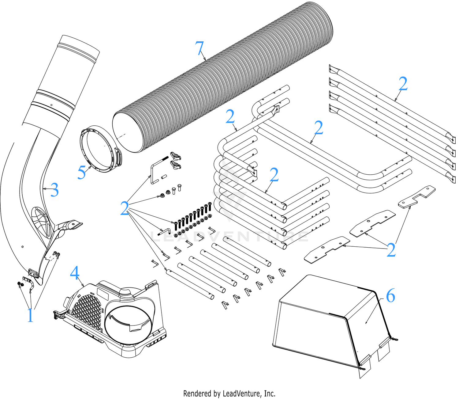 42-in./46-in. Leaf Collection System - 19A30043791