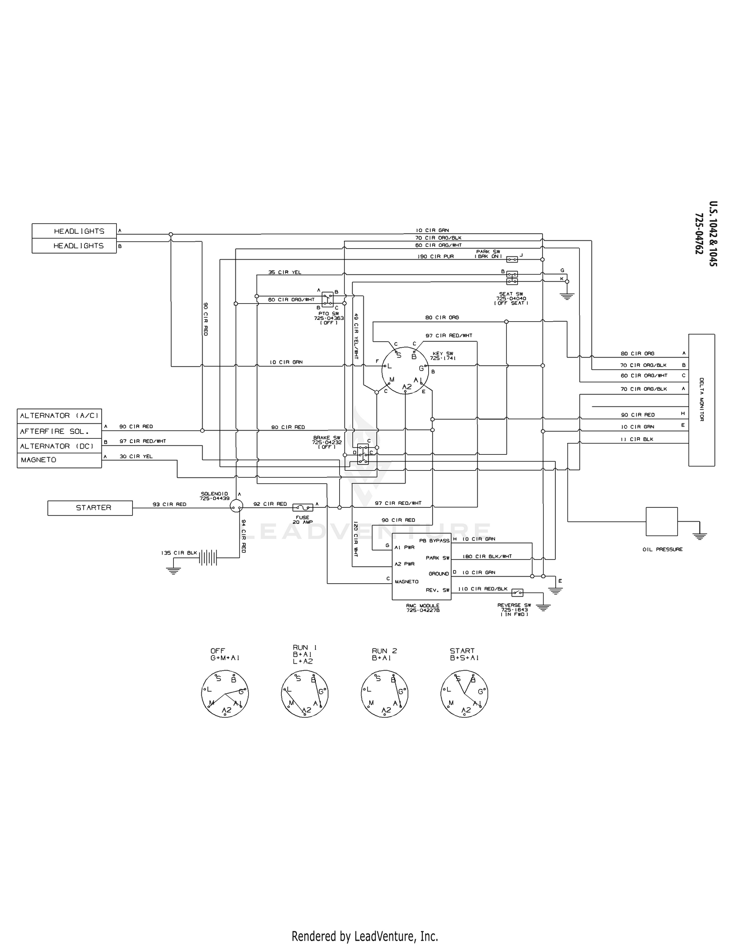 Cub Cadet 1045 Wiring Diagram Wiring Diagram