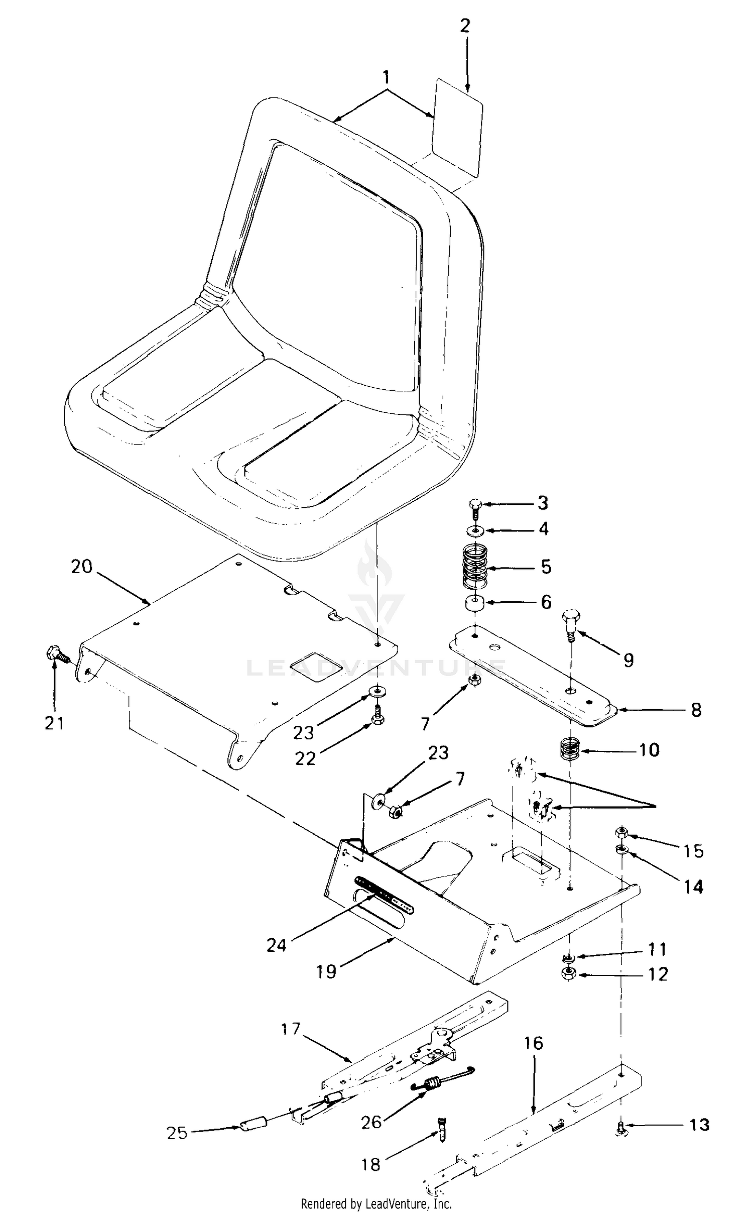 Seat And Track Assembly