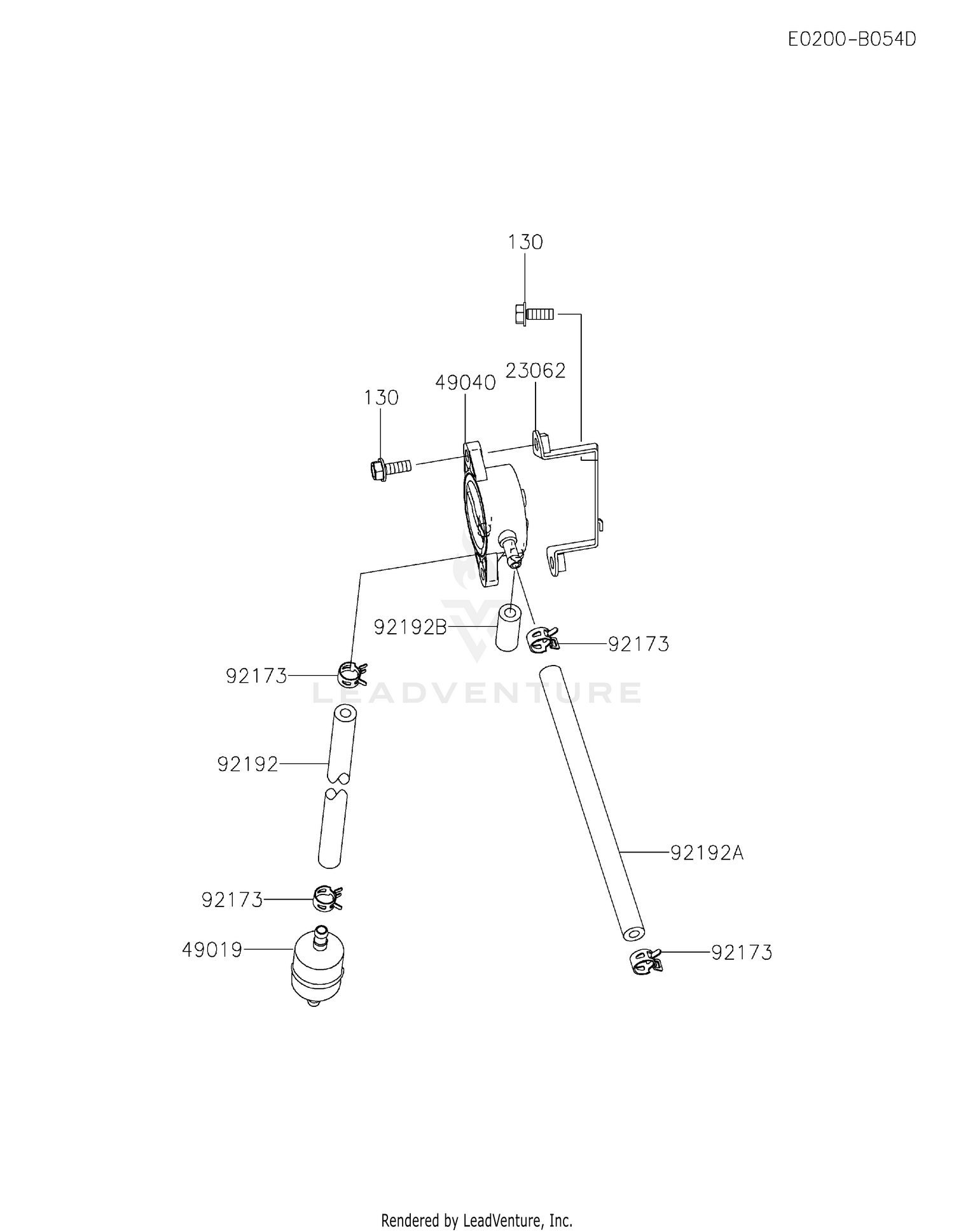 FX850V-AR06 FUEL TANK & FUEL VALVE