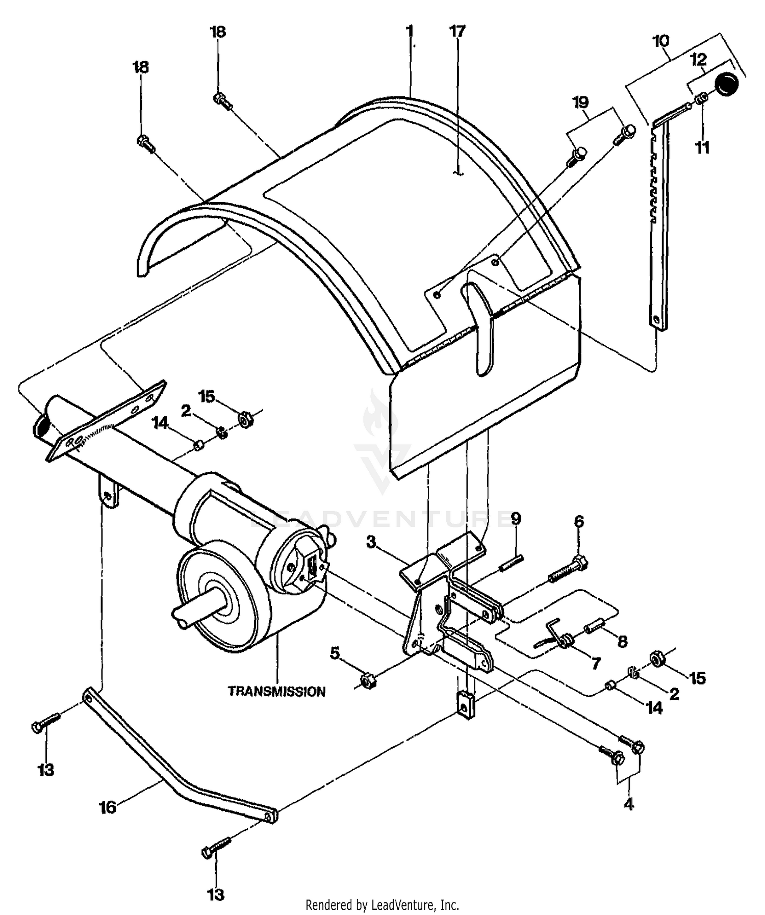 HOOD & DEPTH CONTROL LEVERS
