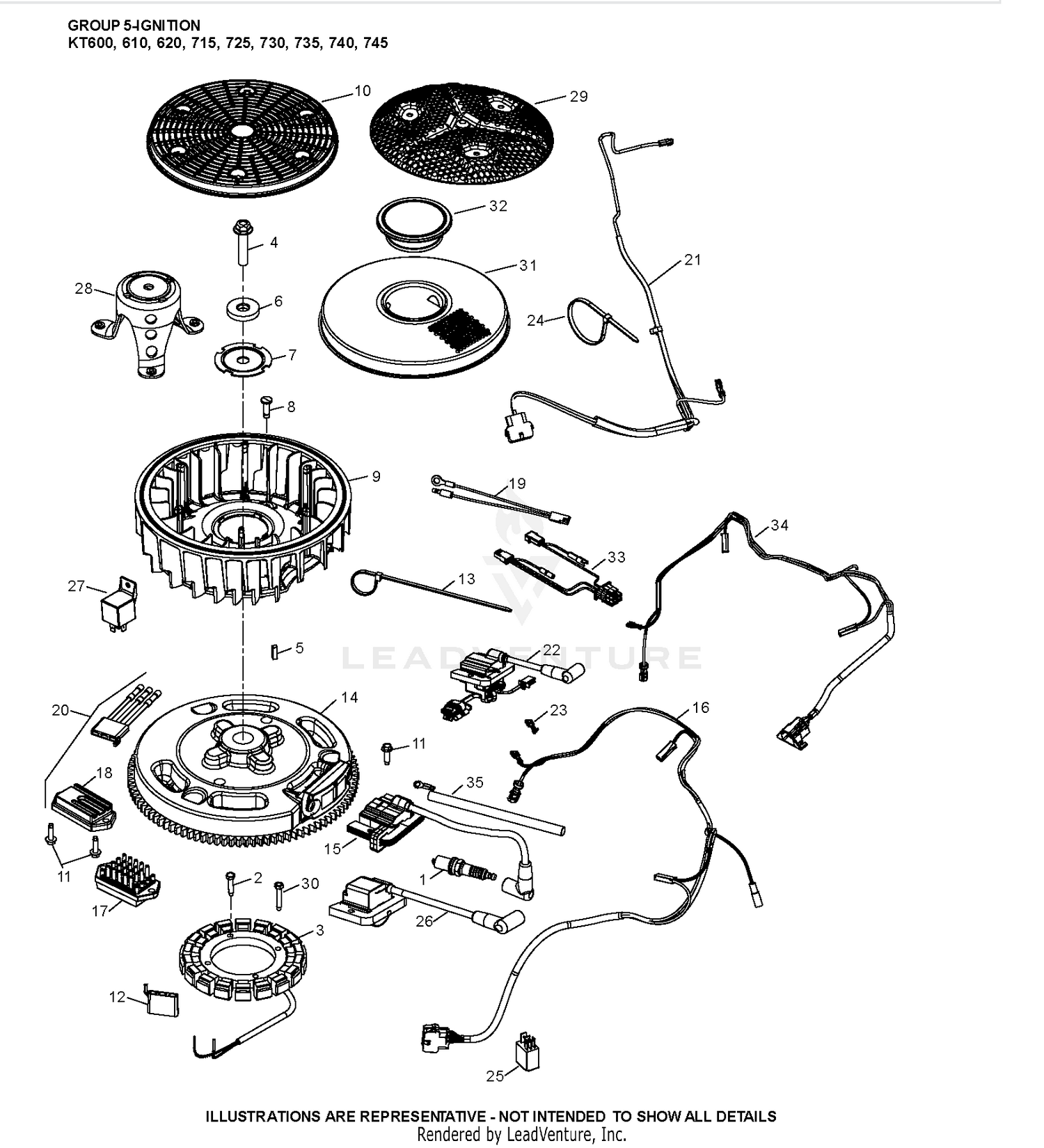 KT740-3095 Ignition & Charging