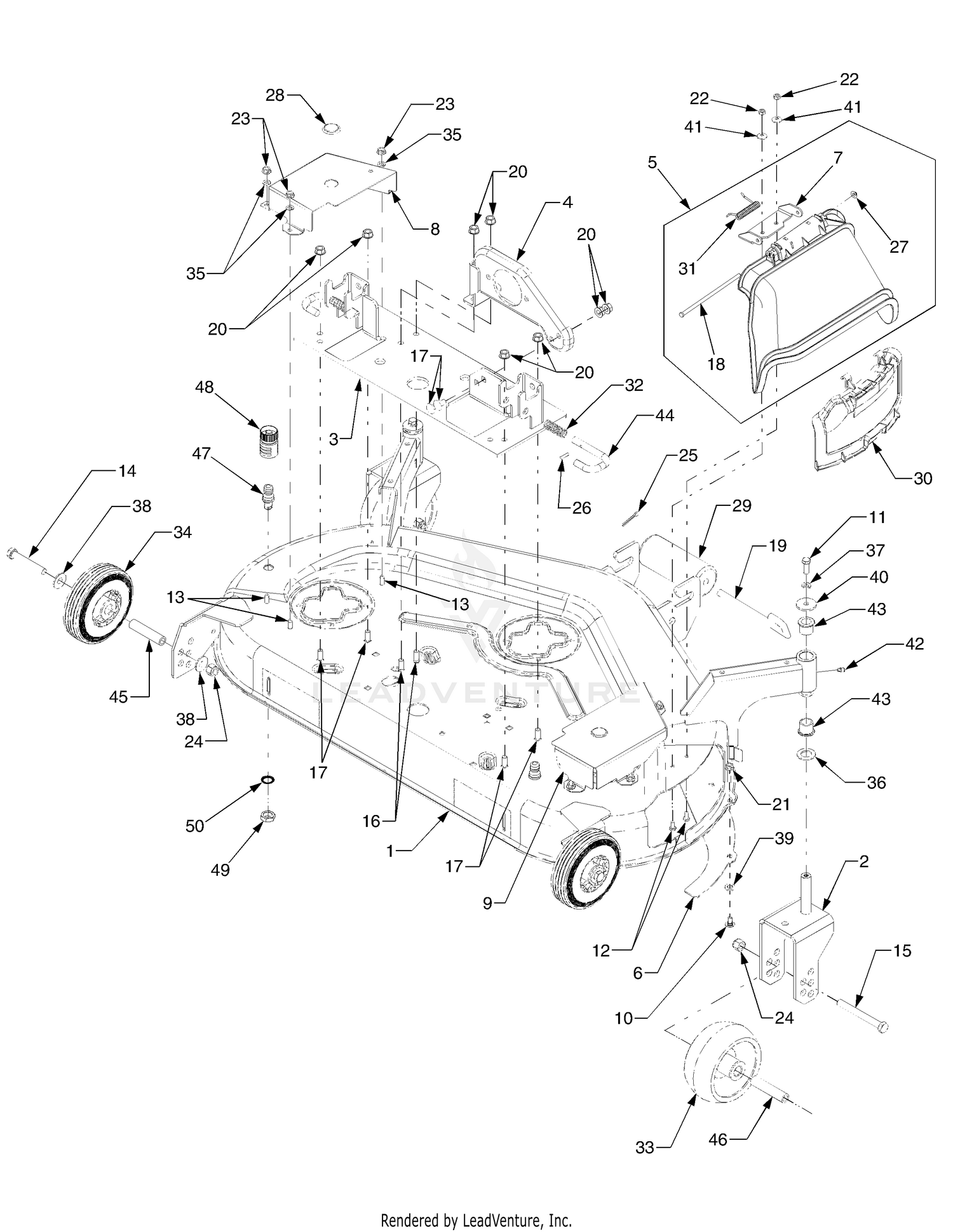 Cub cadet zero discount turn 44 inch deck