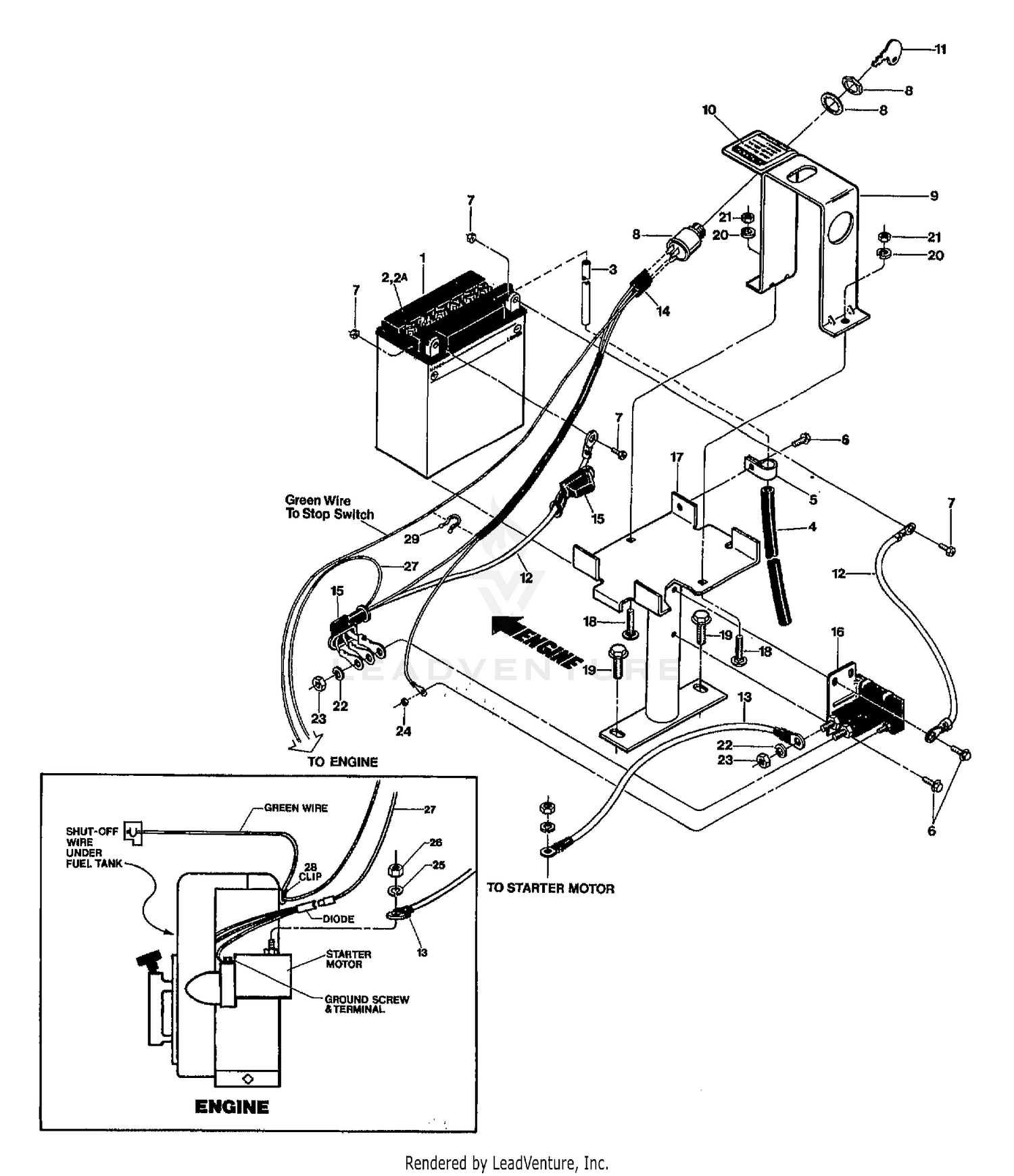ELECTRIC START ASSEMBLY