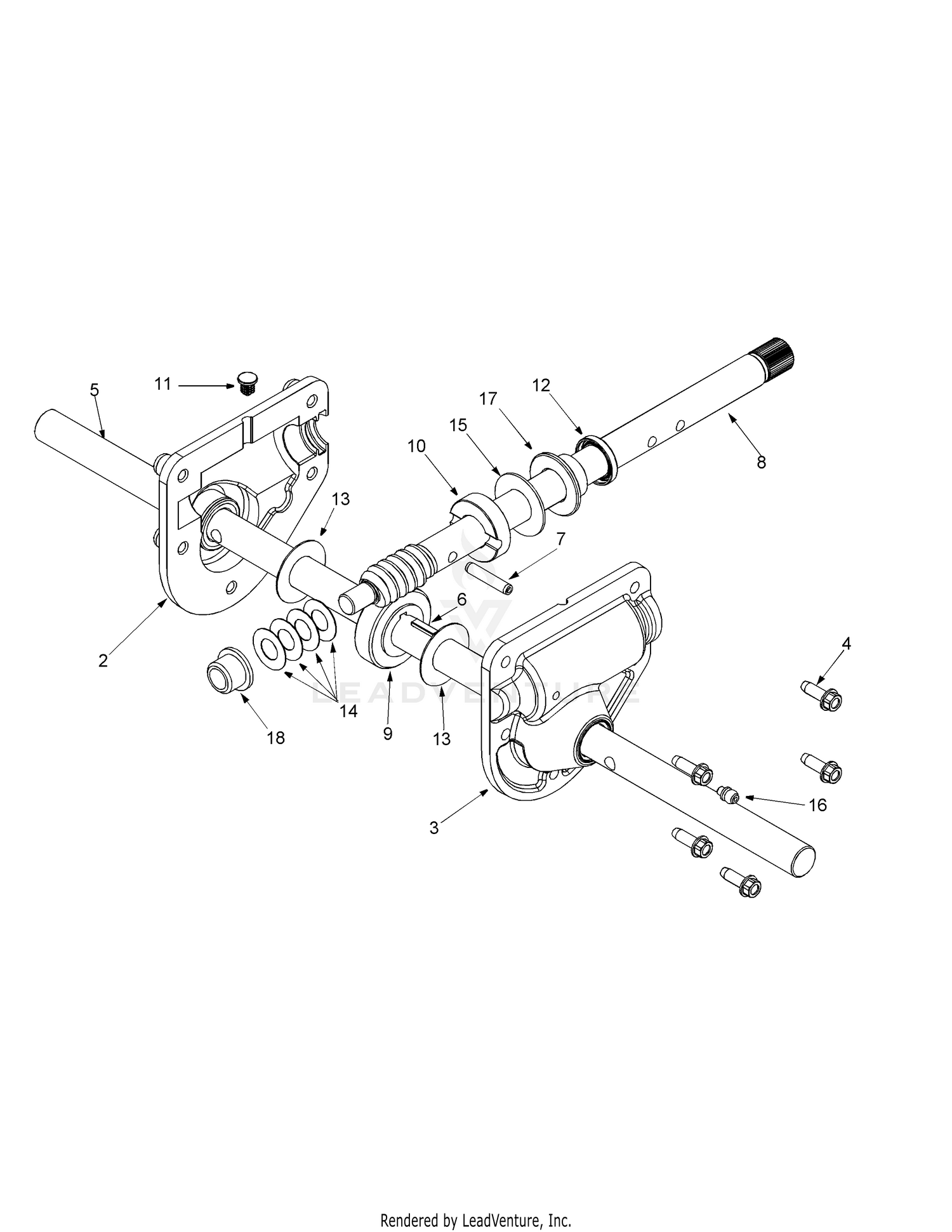 Auger Gearbox Assembly