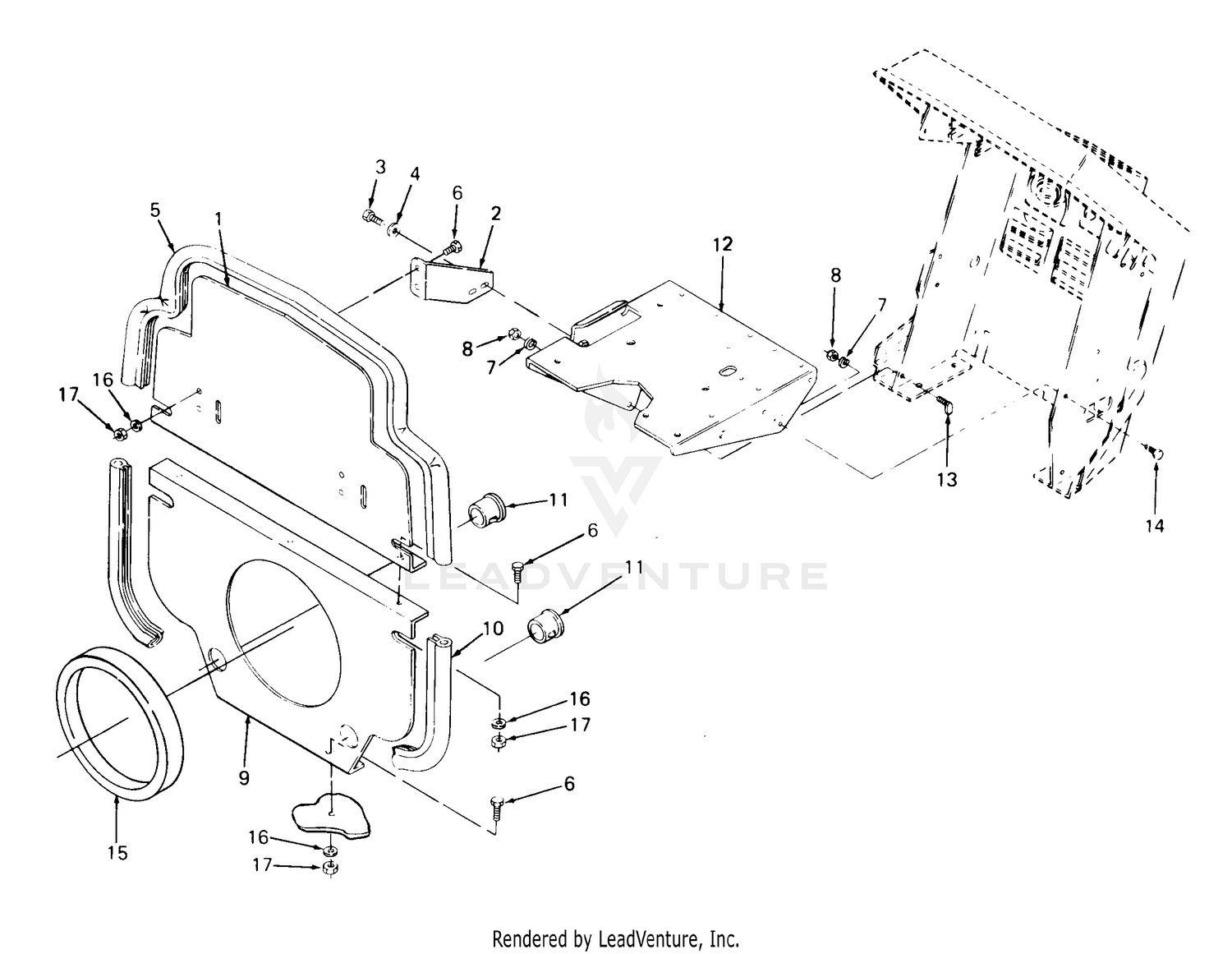Battery Tray And Bulkhead