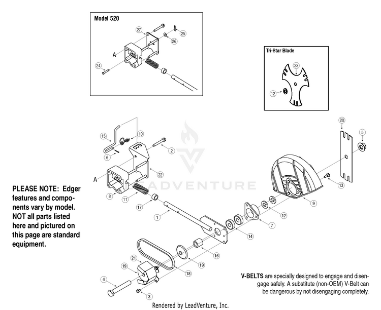 Mtd yard machine edger parts hot sale