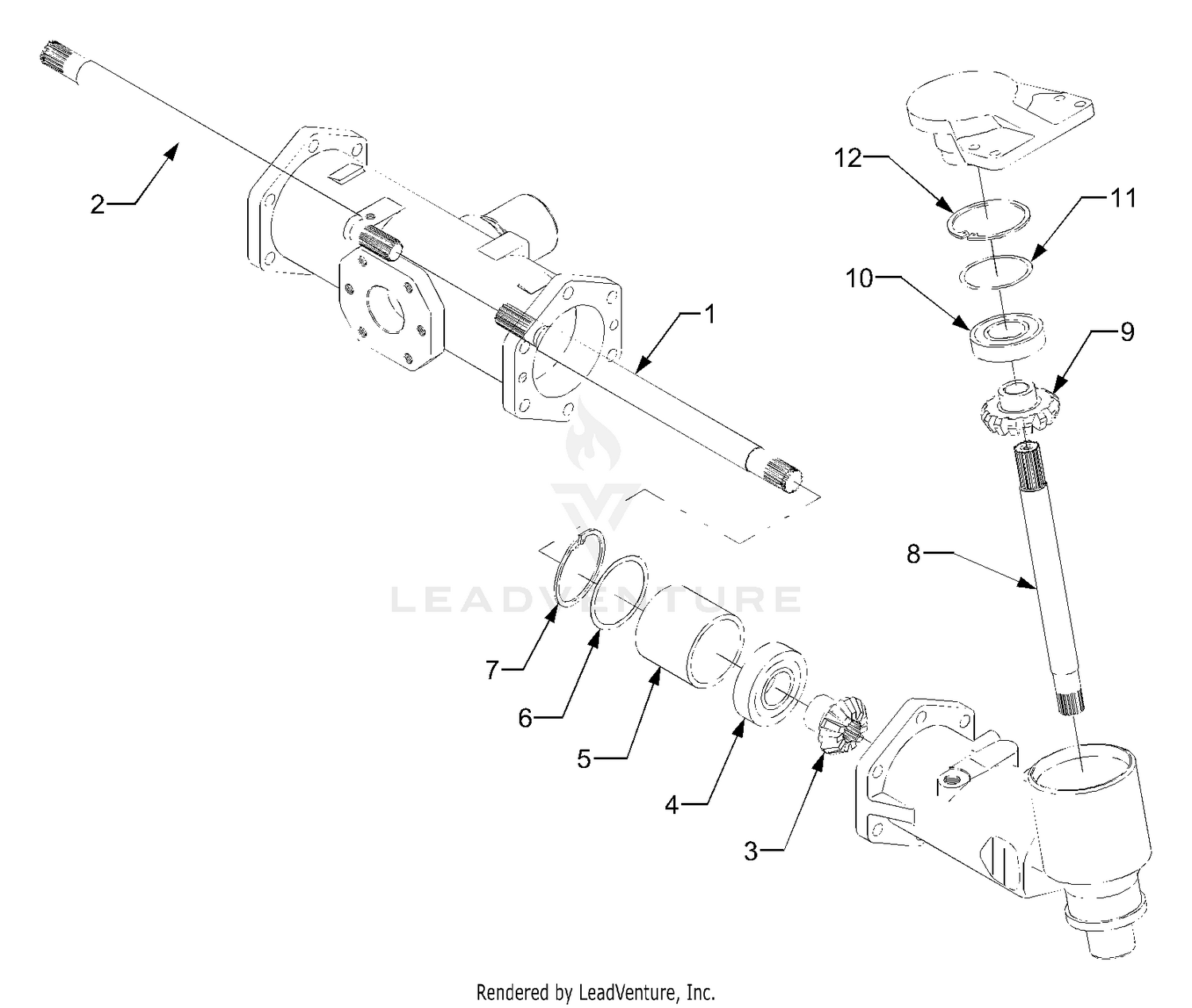 Bevel Gear Shaft Group