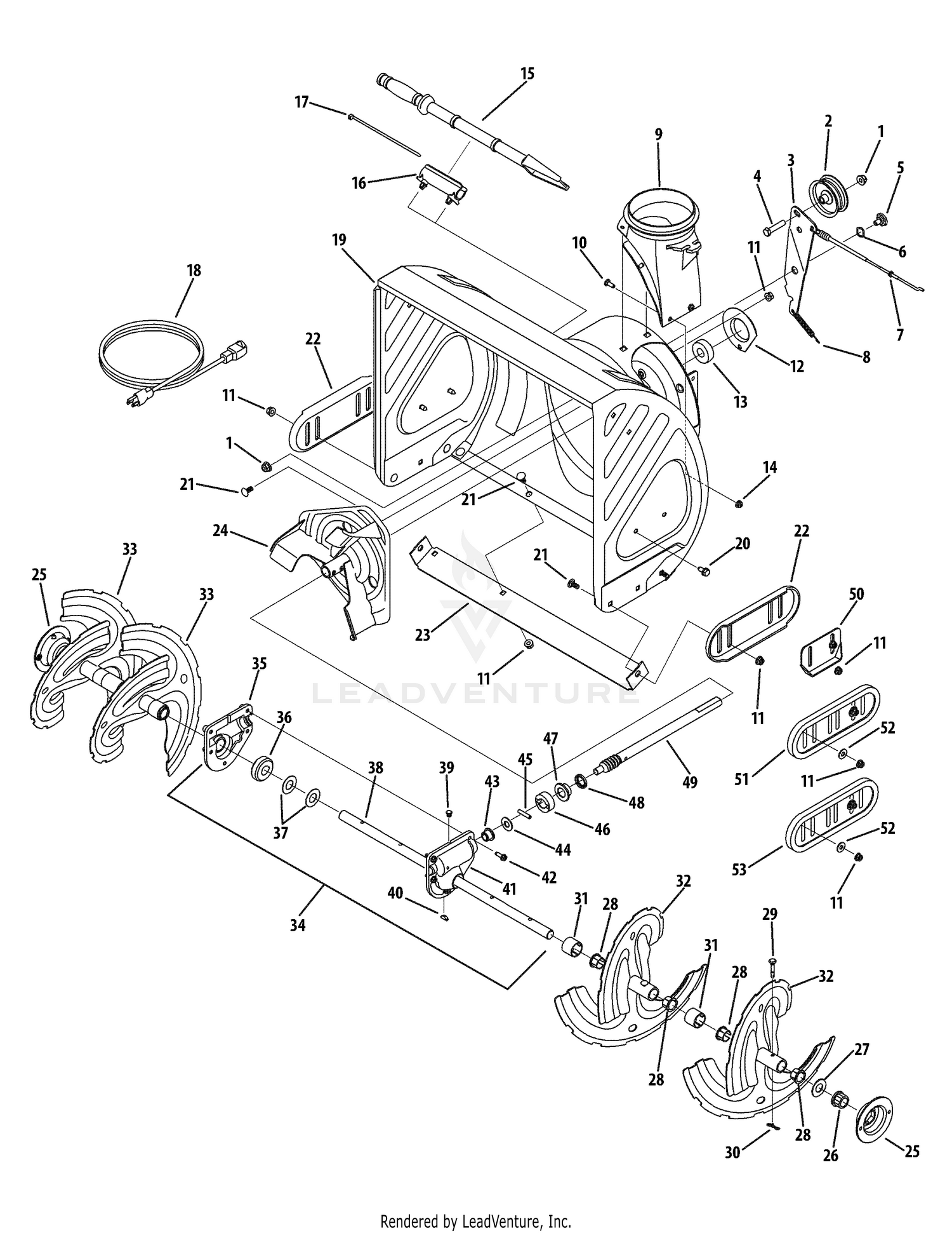 Auger Housing & Assembly
