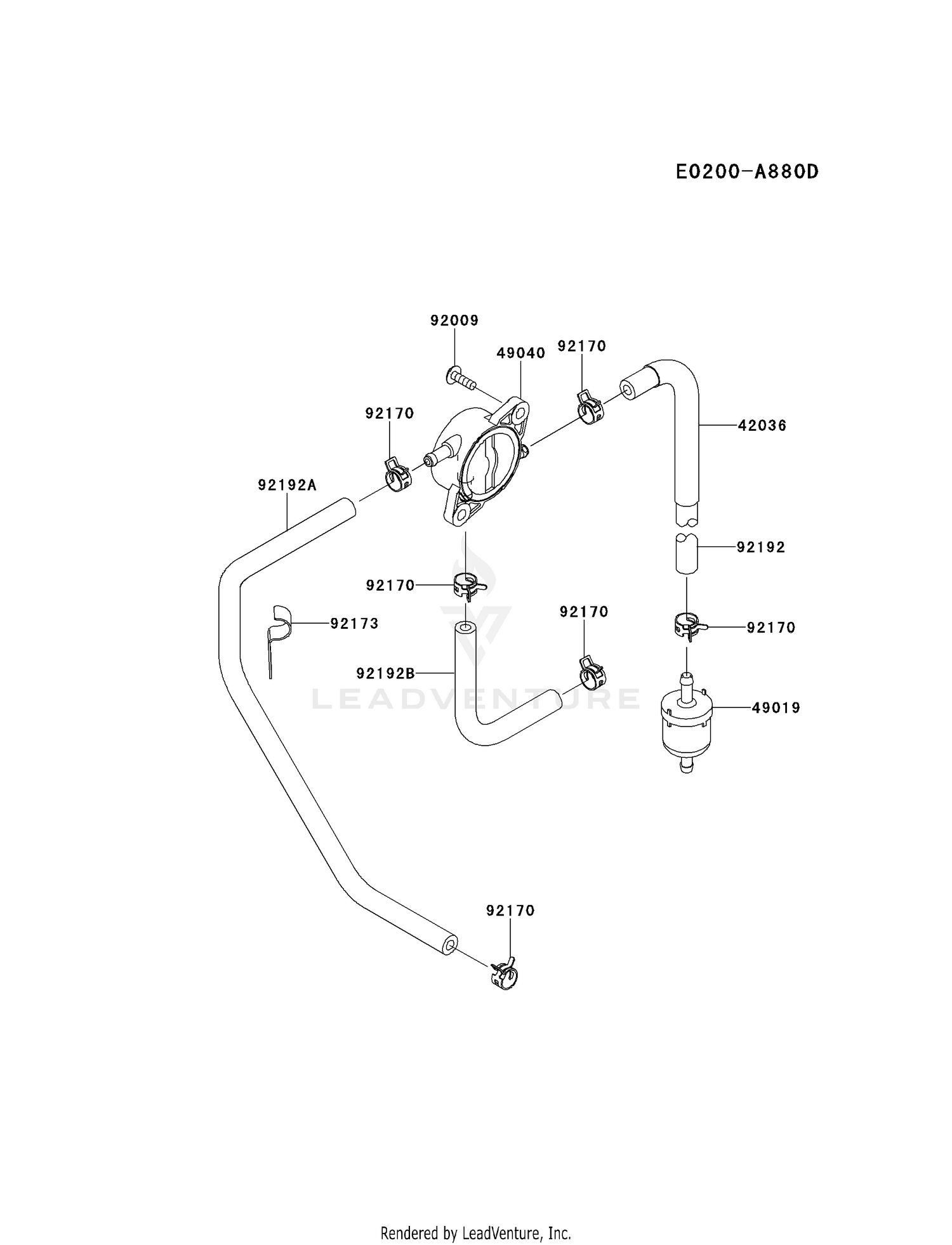 FX730V-CS28 FUEL TANK & FUEL VALVE
