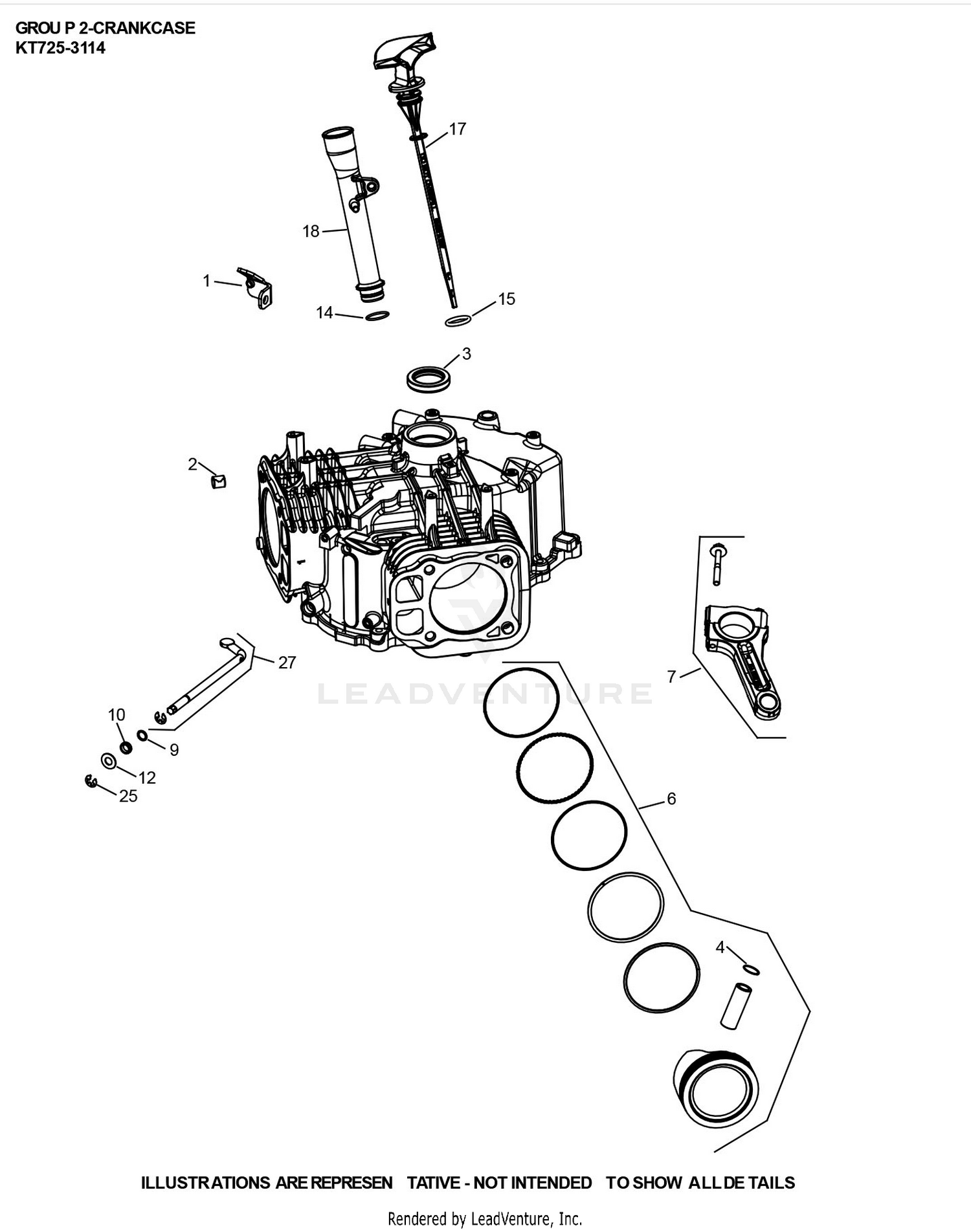 KT725-3114 CrankCase