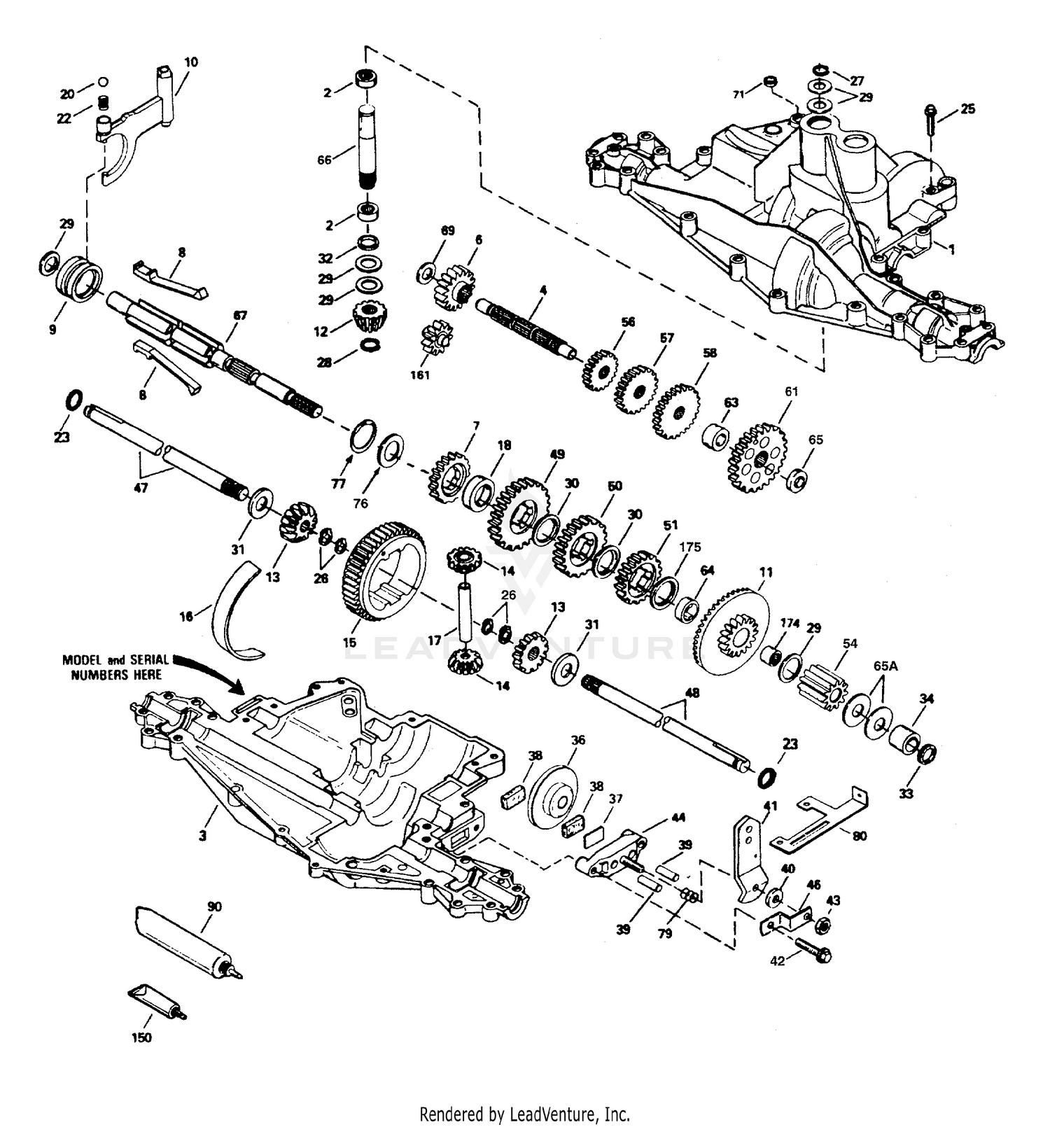 Peerless 3-Speed Transaxle