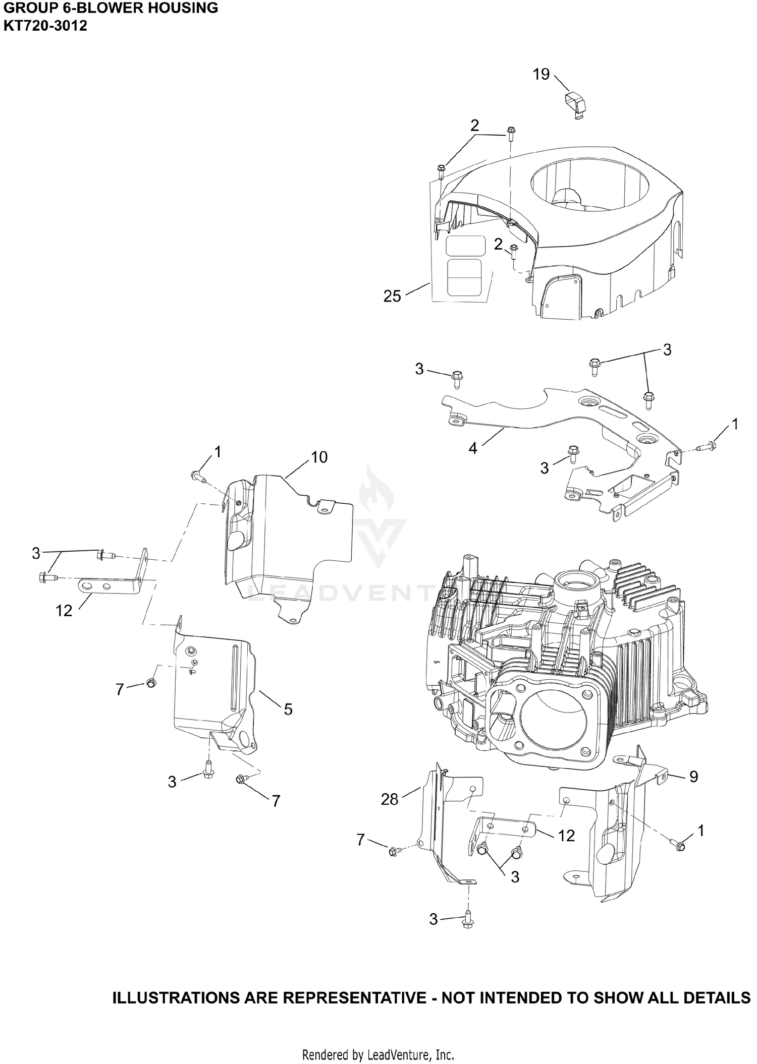 KT720-3012 Blower Housing
