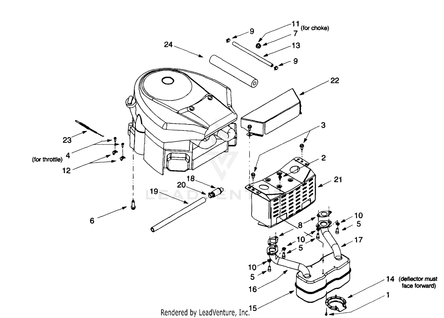 Muffler & Engine Accessories Briggs & Stratton Intek Twin