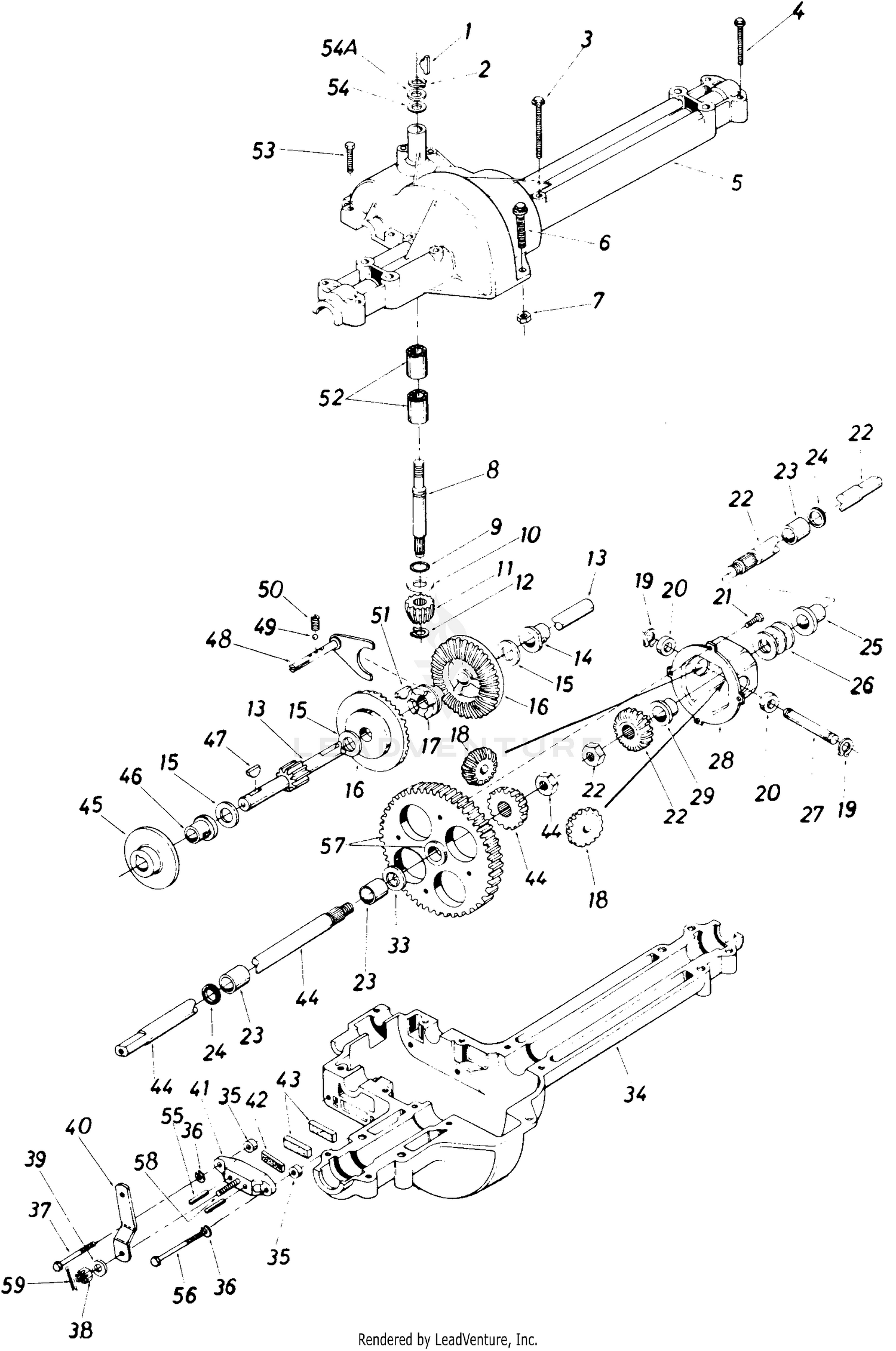 Single Speed Transaxle Left Hand