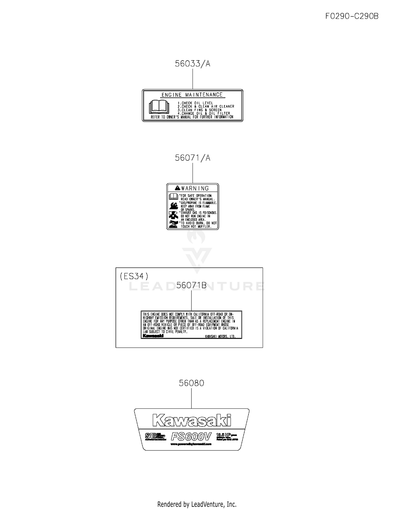 FS600V ES34 LABEL