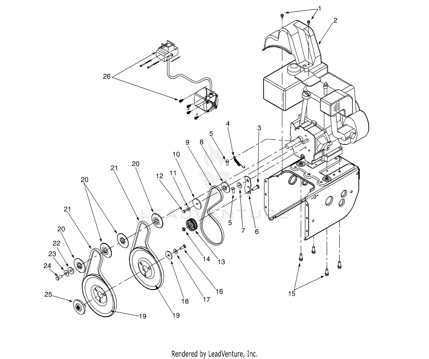 Engine And V-Belts