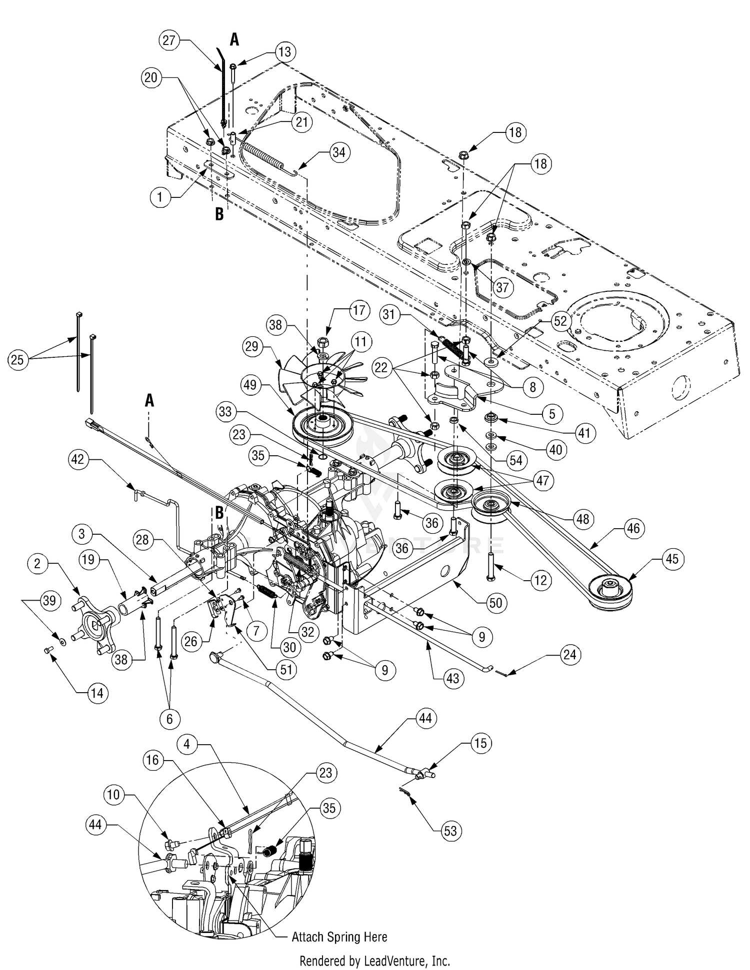 Cub cadet lt 1550 drive belt